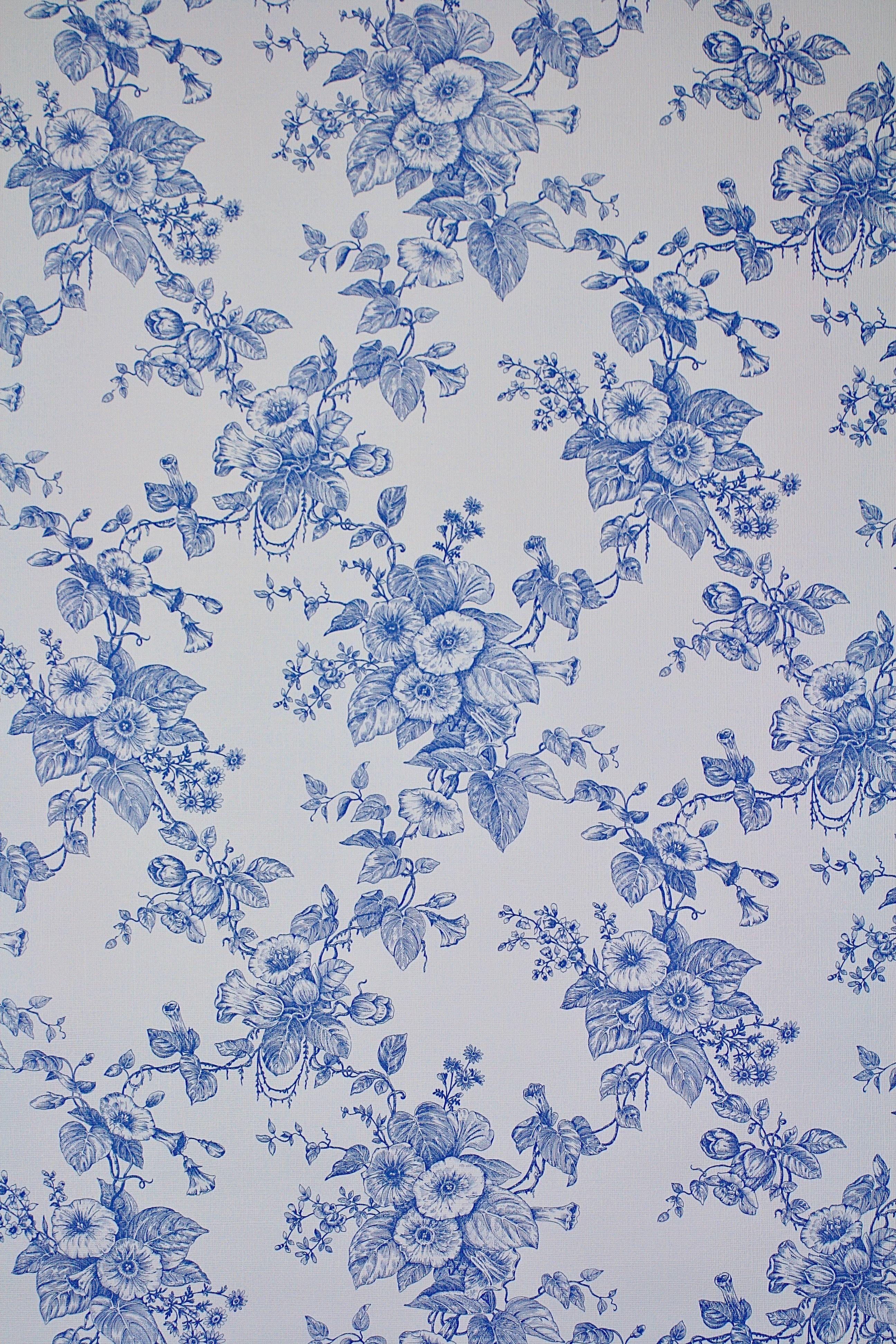 2592x3888 1950s Botanical Vintage Wallpaper