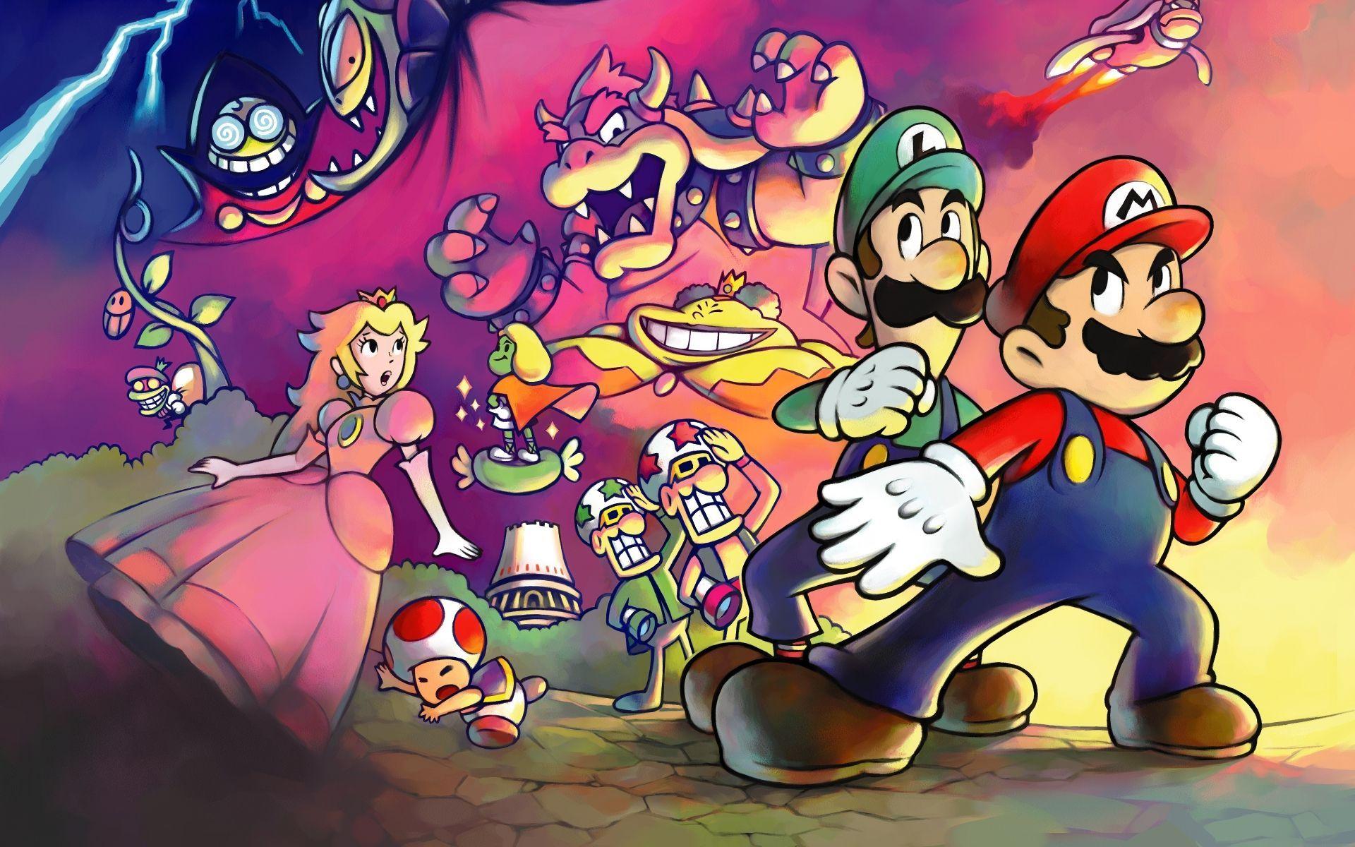 1920x1200 Super mario art .com