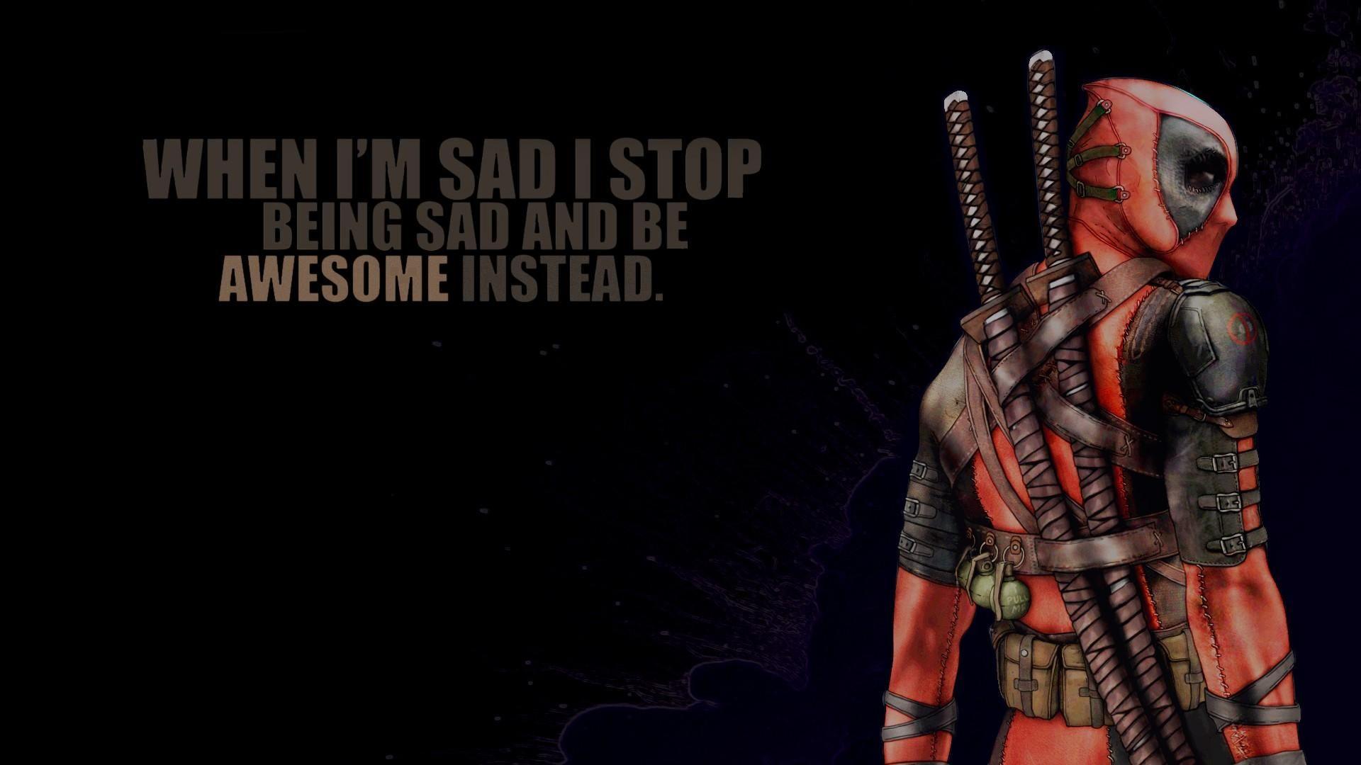 1920x1080 Text katana deadpool wade wilson wallpaper