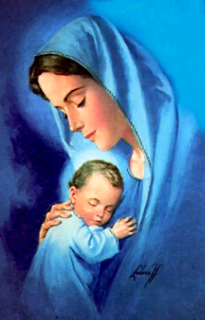 Mother Mary and Jesus Wallpapers - Top Free Mother Mary and Jesus ...
