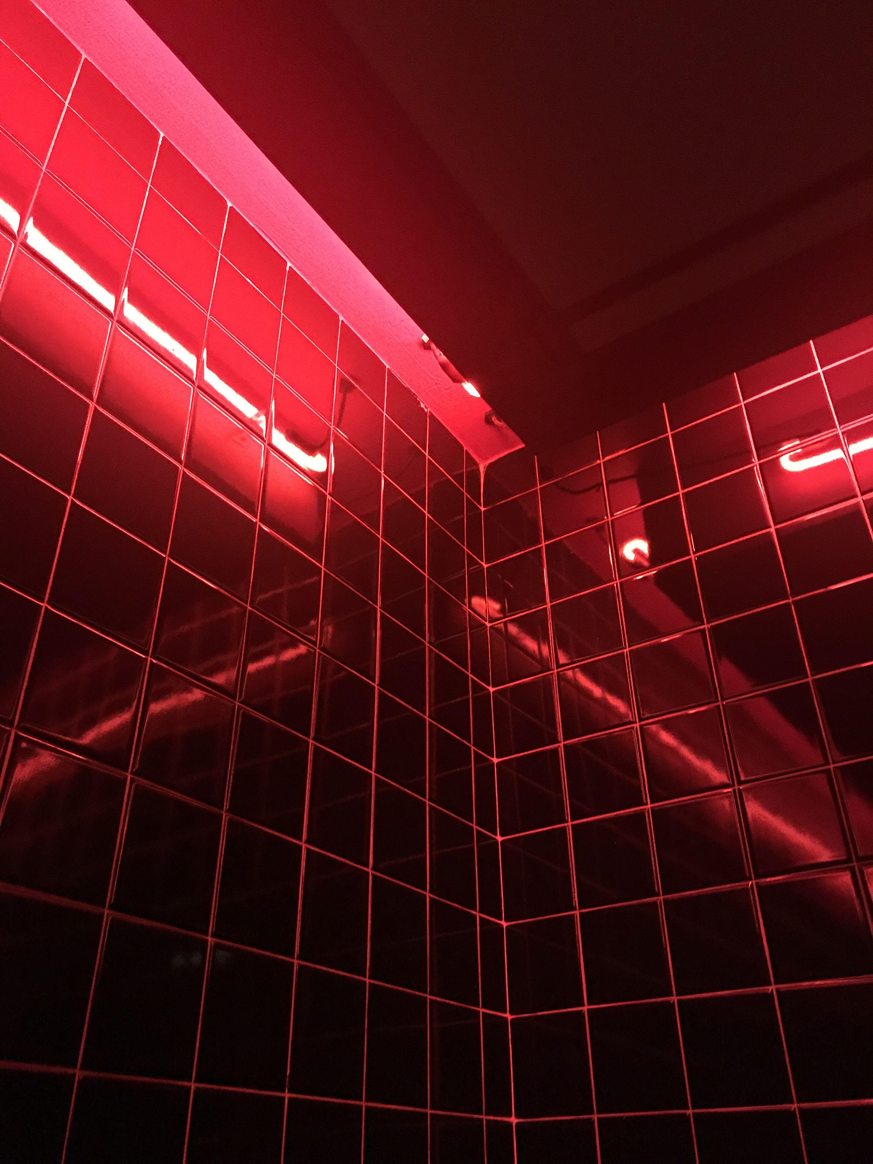 3024x4032 Red Aesthetic Grunge Neon Lights Page .line.