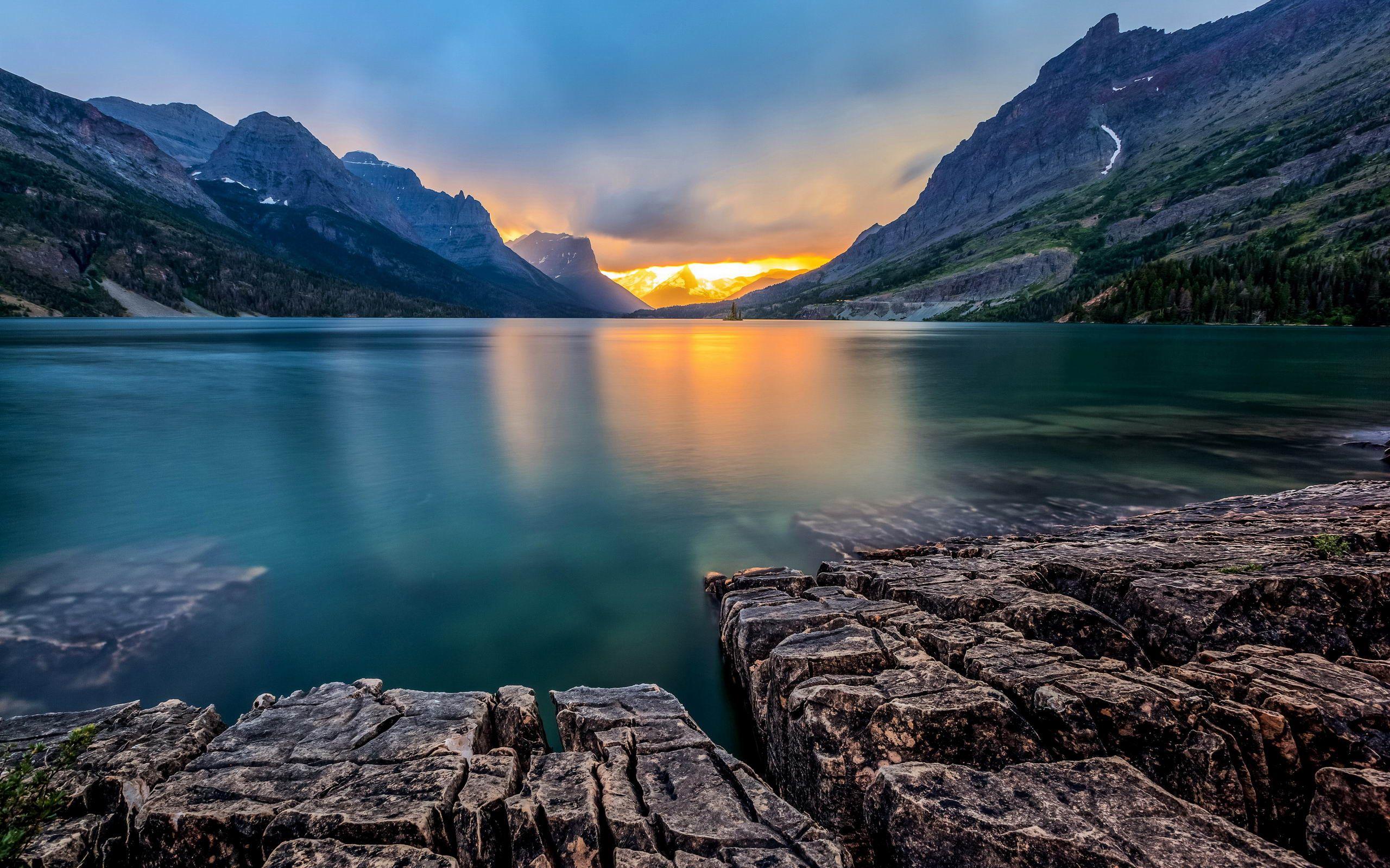 2560x1600 Saint Mary Lake Usa wallpaper. Saint .
