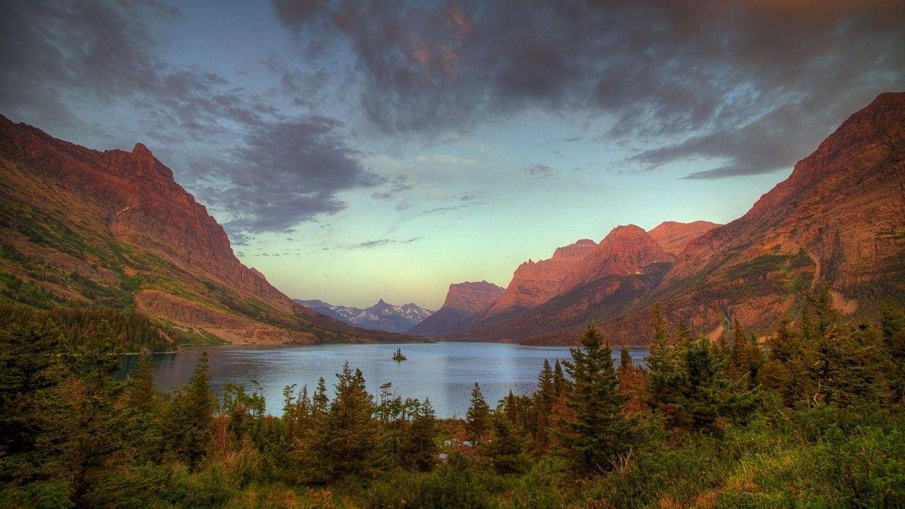 1280x720 Delightful Saint Mary Lake wallpaper .