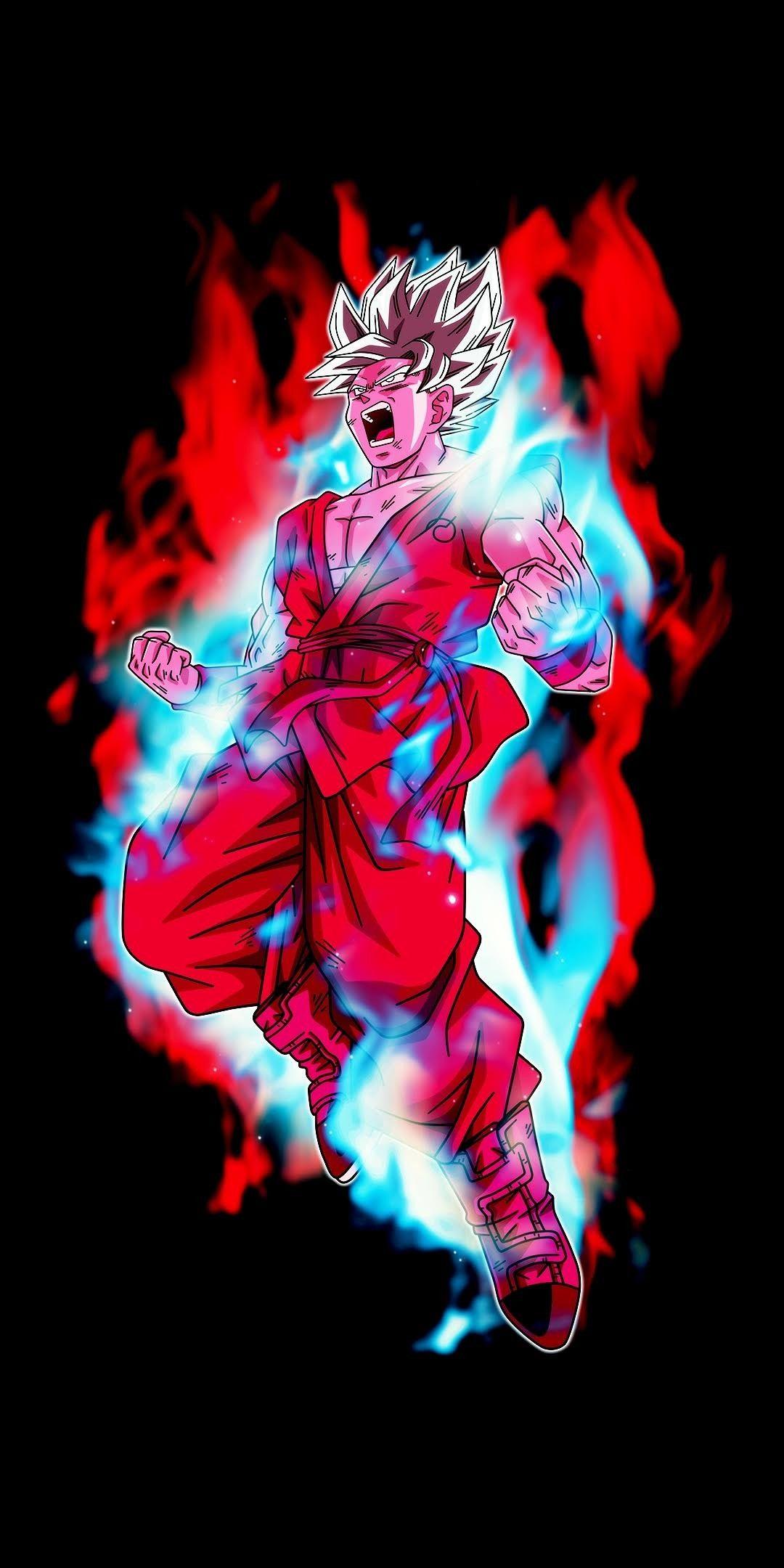 1080x2160 Goku Blue Kaioken .