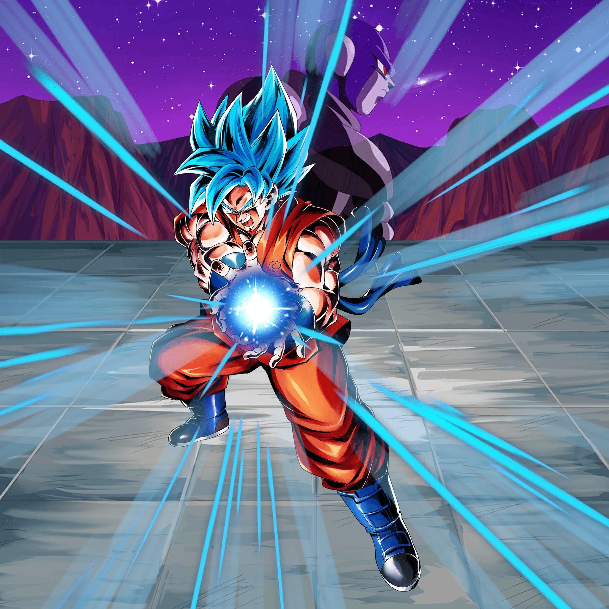 2048x2048 Goku Super Saiyan Blue Kaioken .