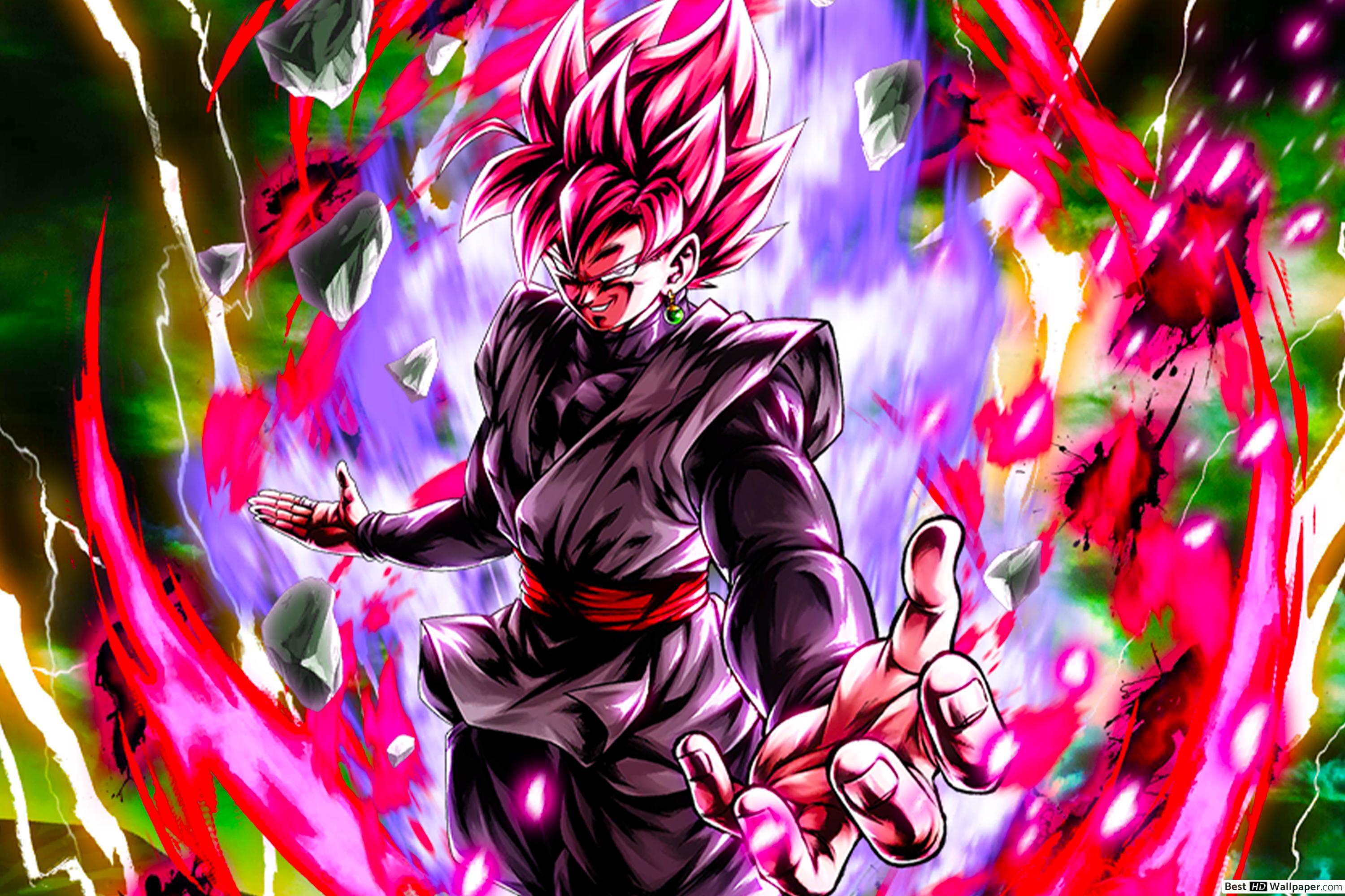 3000x2000 Super Saiyan Rose / Goku Black from Dragon Ball Super [Dragon Ball Legends Arts] for Desktop HD wallpaper download