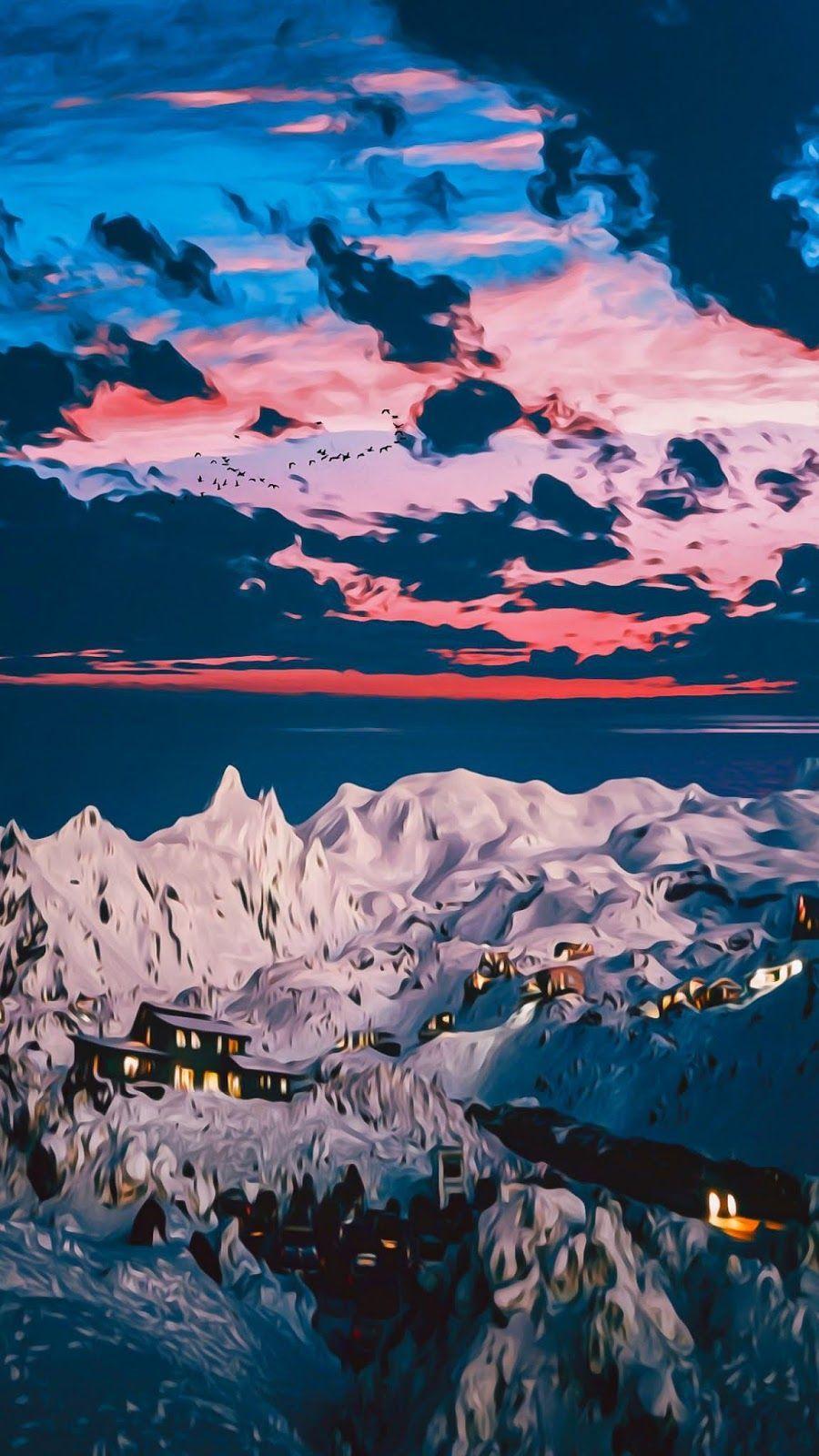 900x1600 Trippy Apple Wallpaper Mountainart Deco Wallpaper.