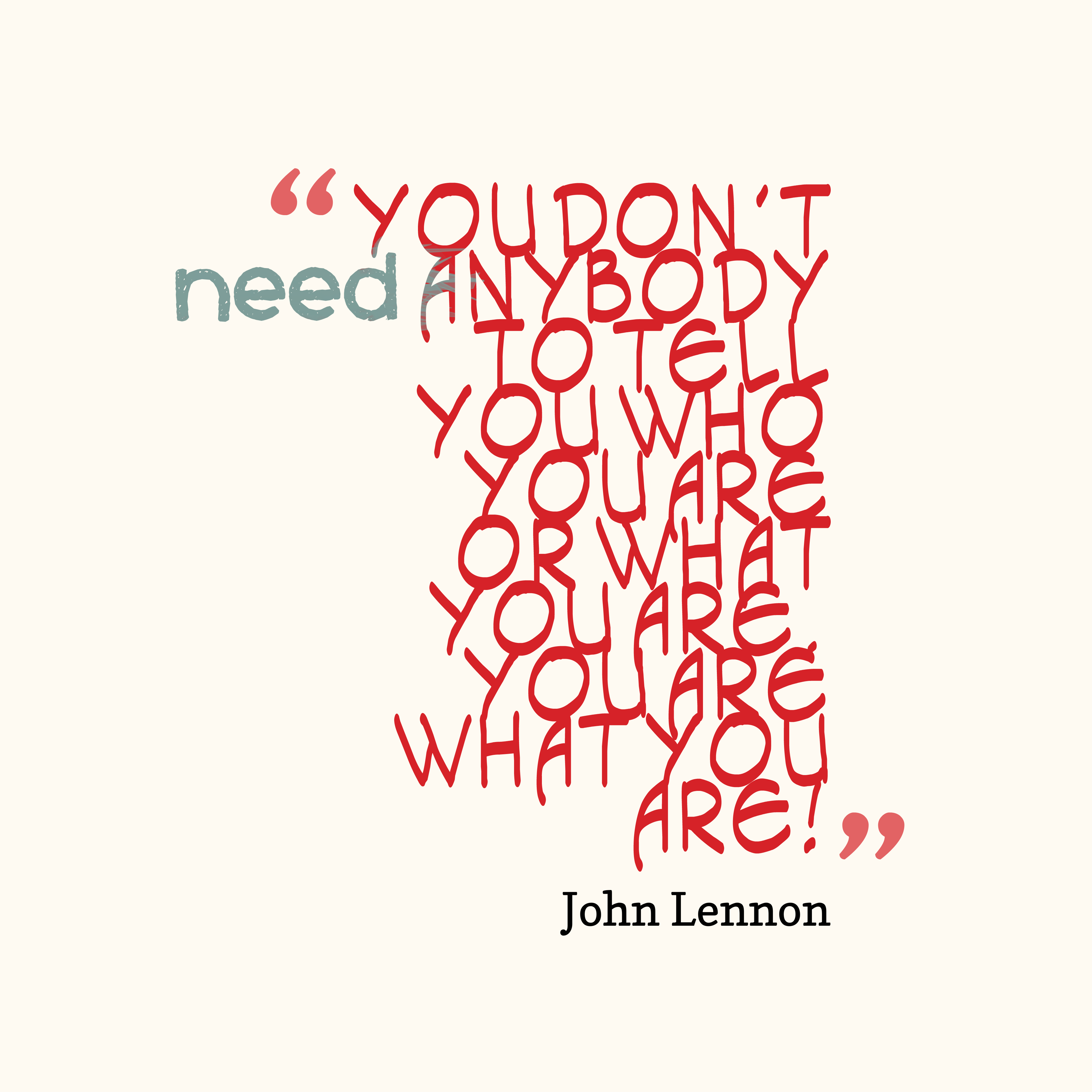 4000x4000 John Lennon quote about motivational.