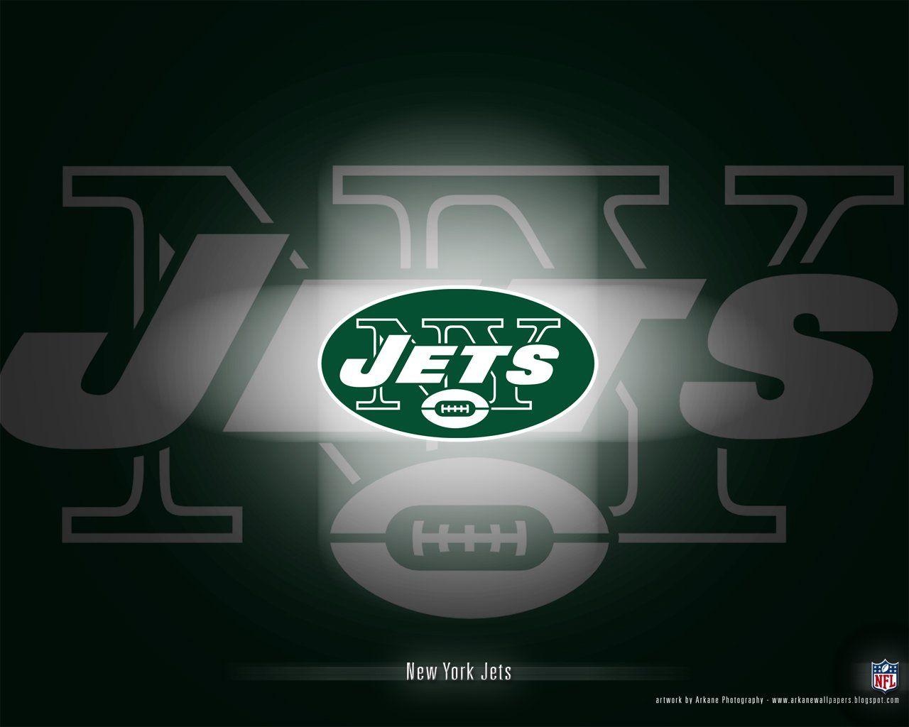 New York Jets Logo Painted On Wall HD wallpaper