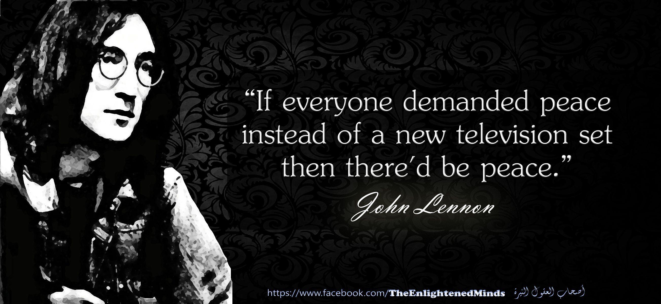 2608x1200 John lennon quotes, Picture quotes .com