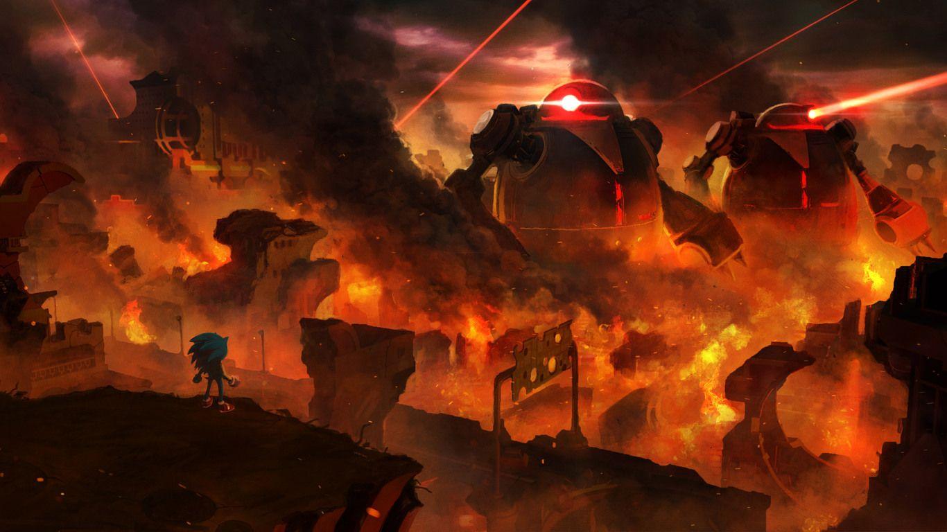 1366x768 Sonic Forces 2017 5k 1366x768 .