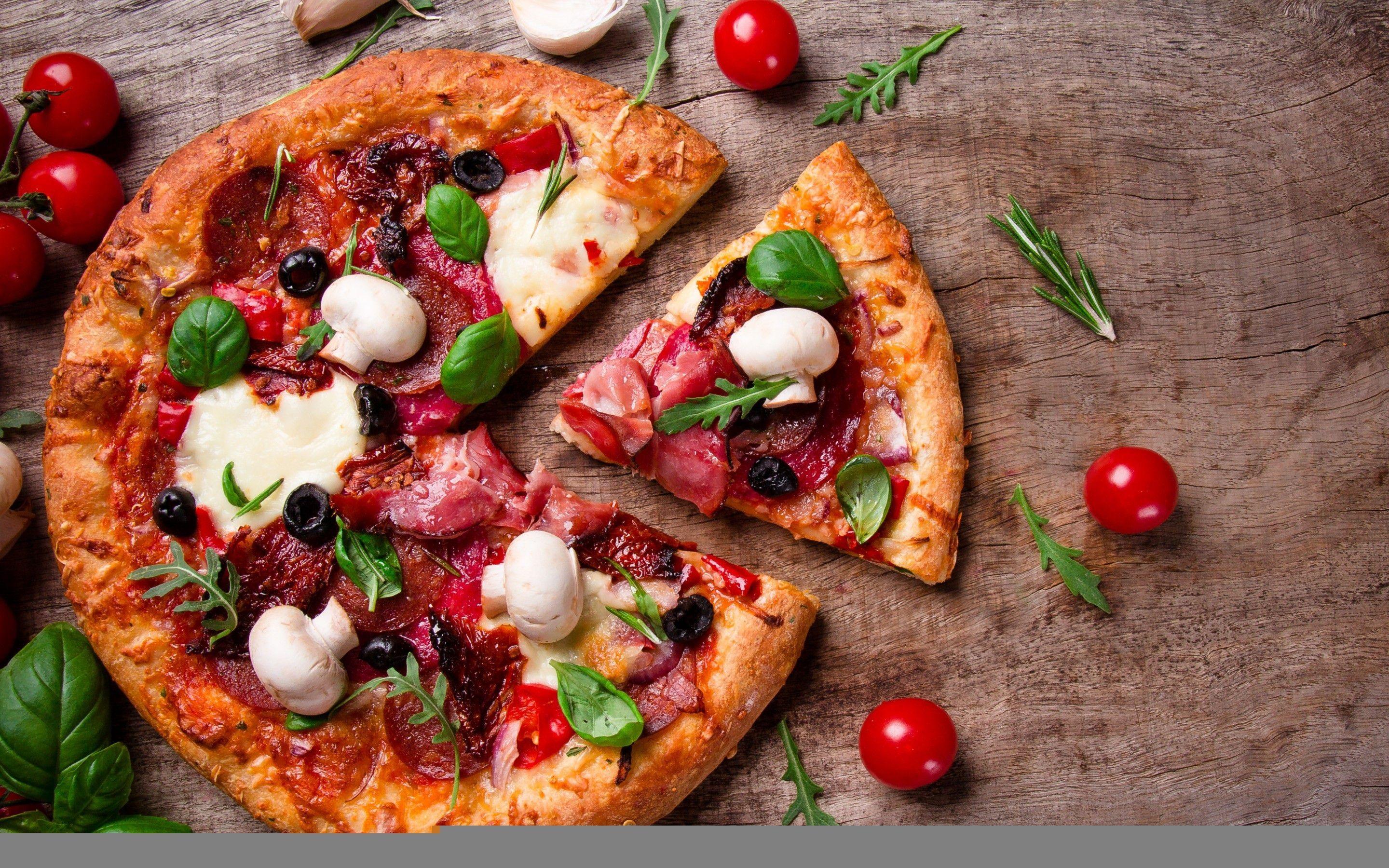 2880x1800 Cartoon Pizza Hearts Wallpaper .line.