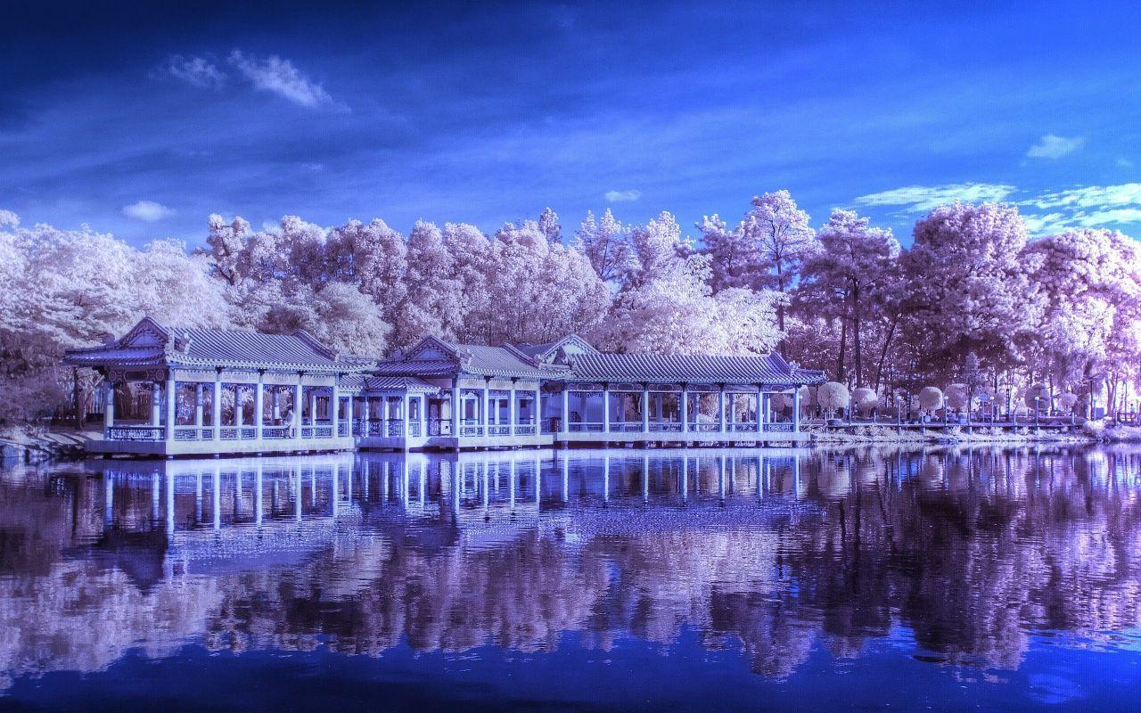 1280x800 Stunning Chinese Garden Singapore Wallpaperup Pic
