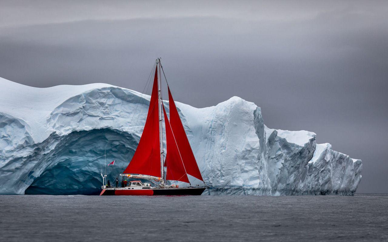 1280x800 Download wallpaper the ocean, boat .