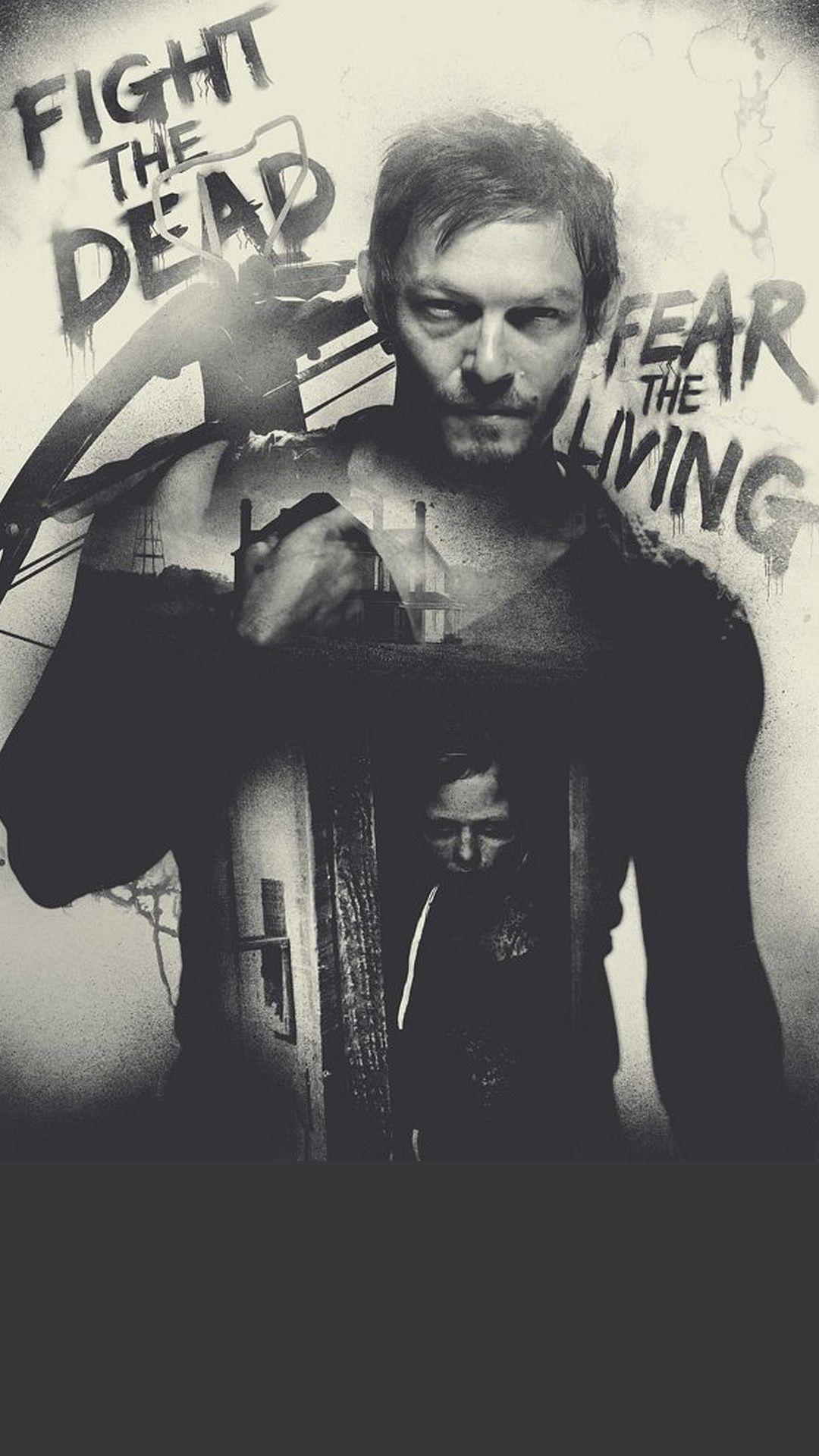 1080x1920 The Walking Dead Reedus as Daryl Dixon iphone wallpaper. ノーマンリーダス, ノーマン, iPhone x 壁紙