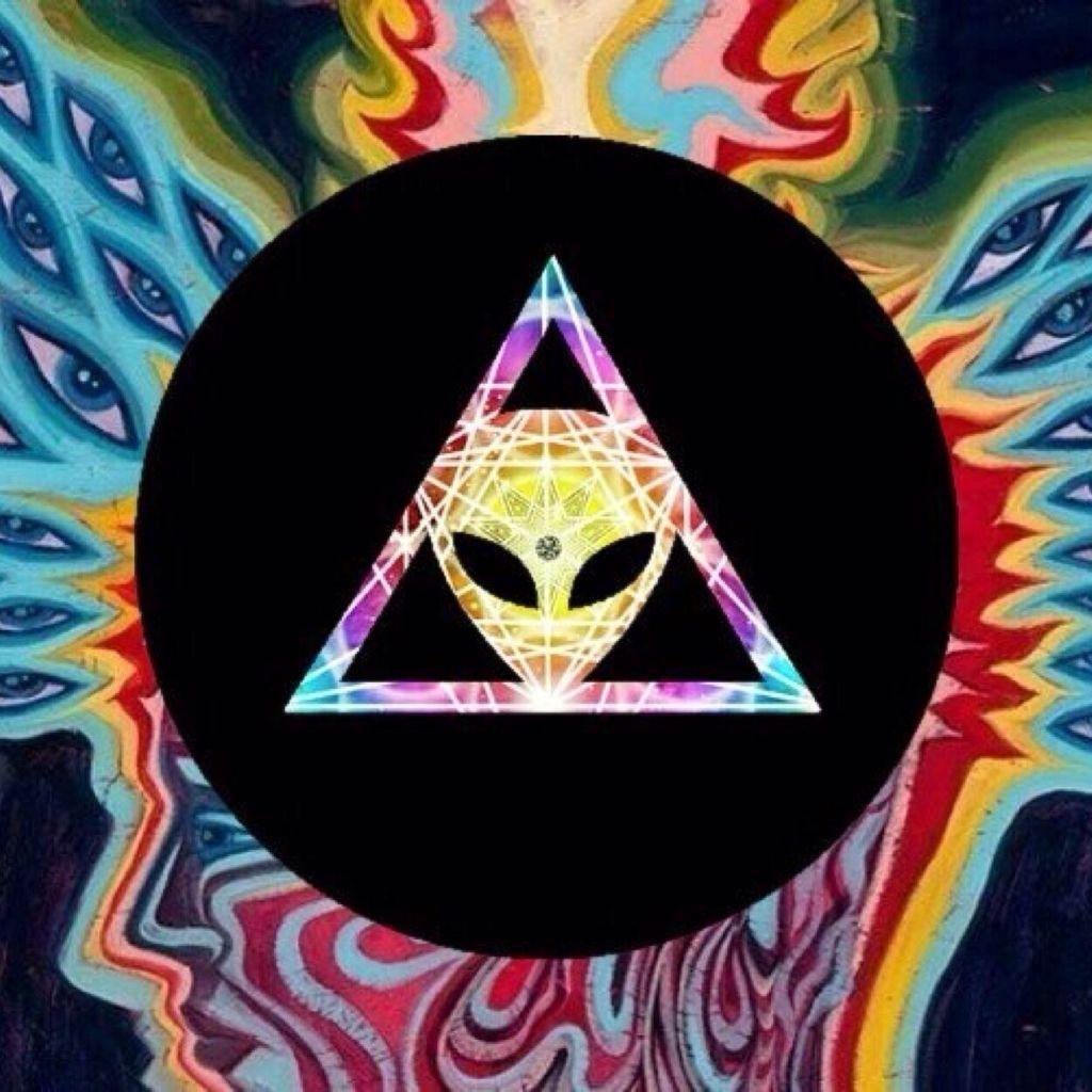 1024x1024 Alien With Third Eye Trippy .