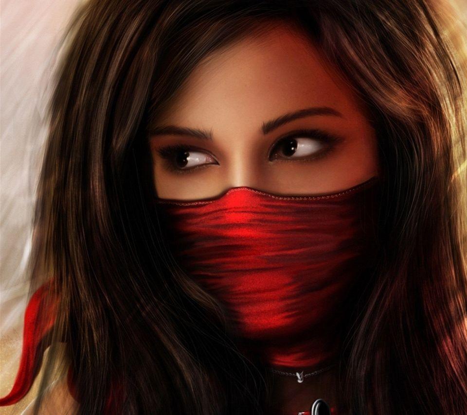960x854 women fantasy art masks female warriors .com