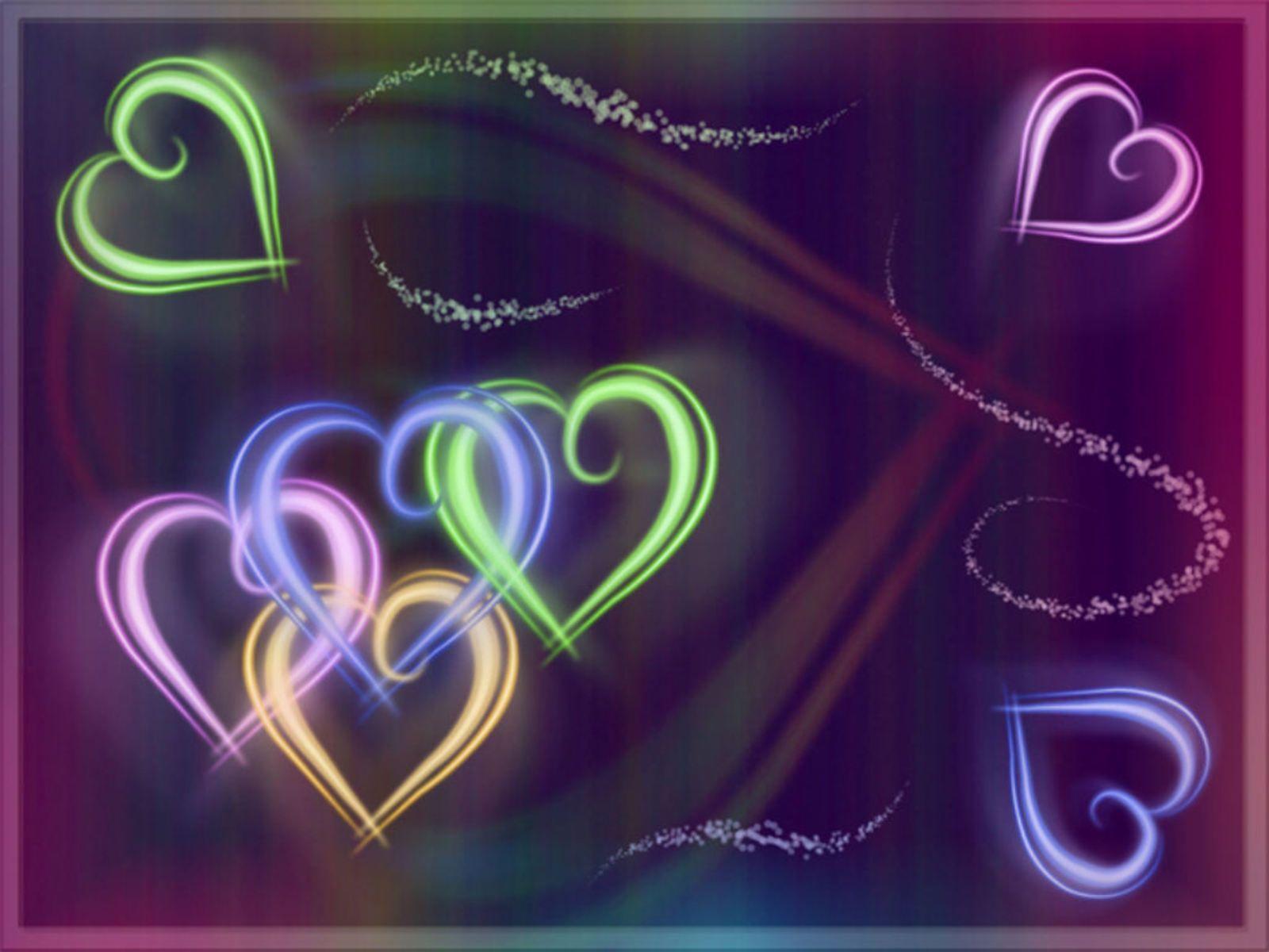 1600x1200 Heart wallpaper, Neon colors, Neon.ca