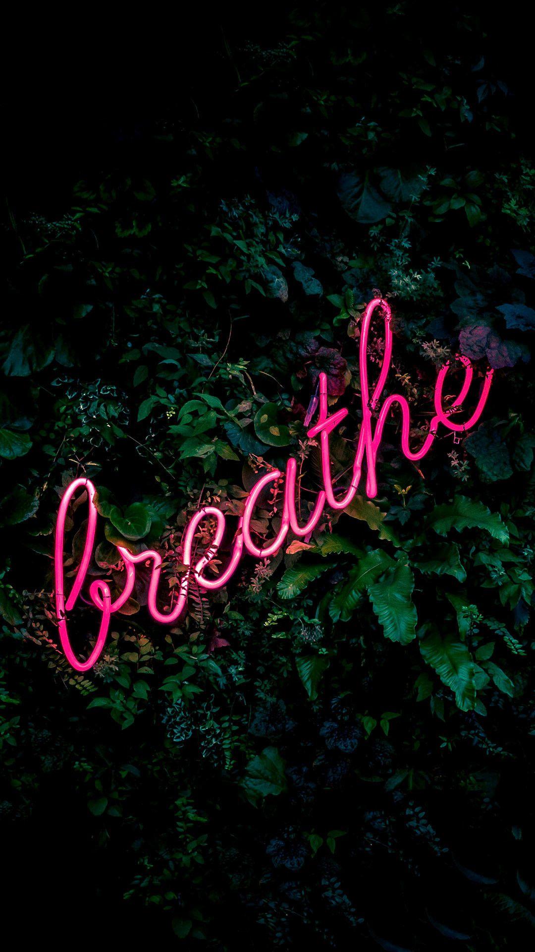 1080x1920 iPhone Neon Quotes