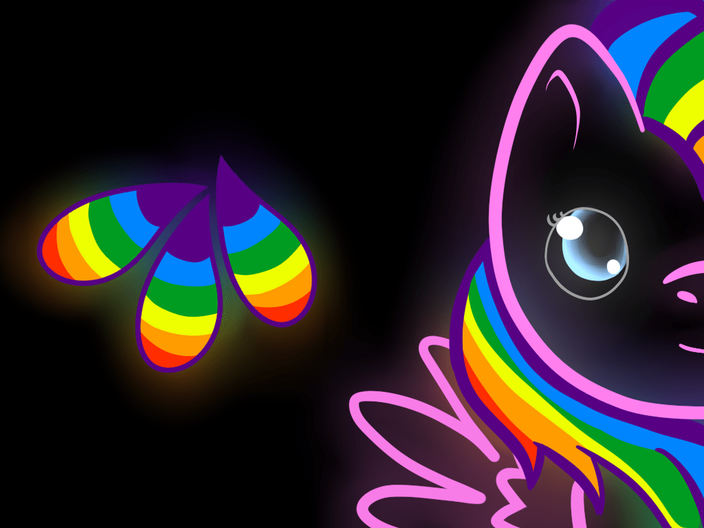 1024x768 Free download Bright Neon Colors .
