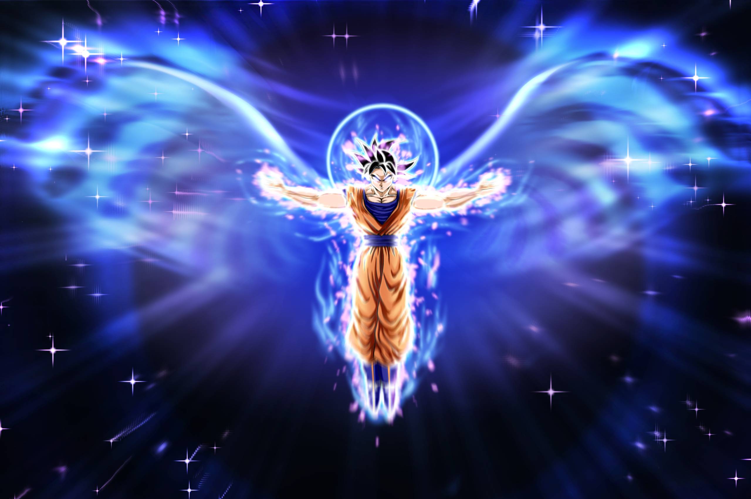 2560x1700 Goku Ultra Instinct Wallpaper