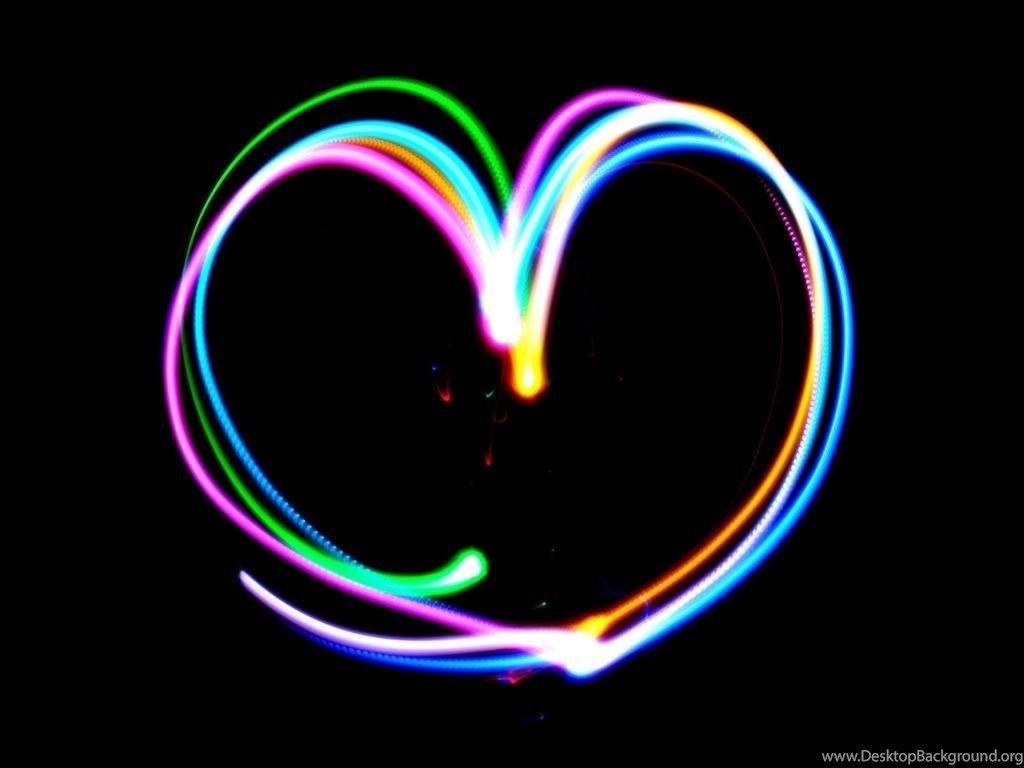 1024x768 Rainbow Heart Rainbow Cool Wallpaper .novocom.top