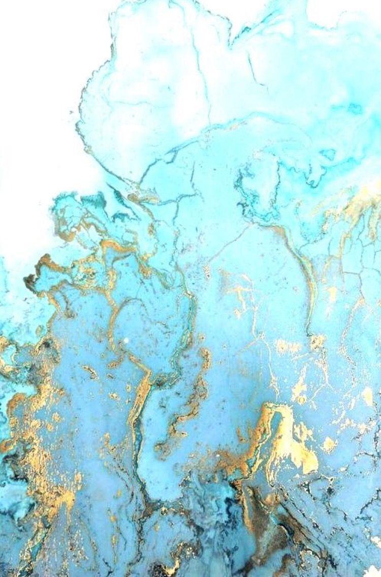 750x1135 Blue and Gold Marble Wallpaper on .wallpaper.dog