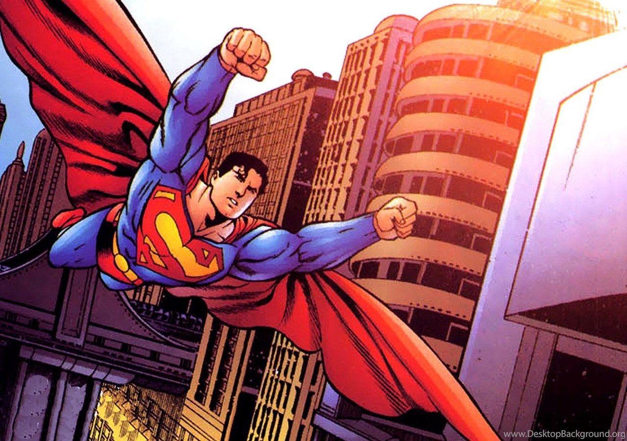 1280x900 High Resolution Superman Cartoon .