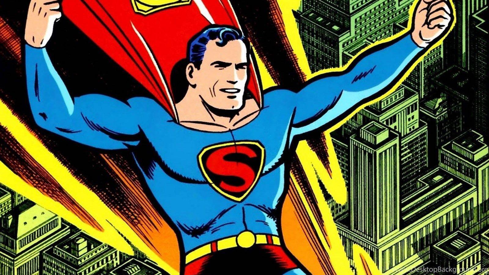1600x900 Superman Cartoon Wallpaper Desktop .