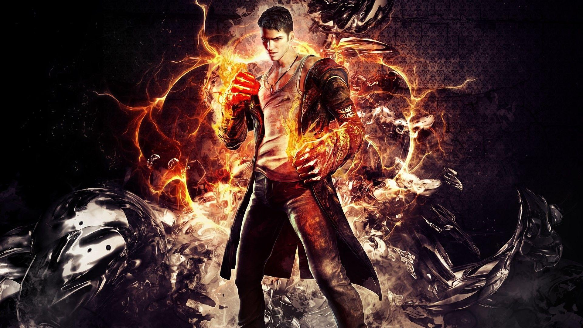 1920x1080 Cry, silver, dmc, game, Dante wallpaperf.co.ua