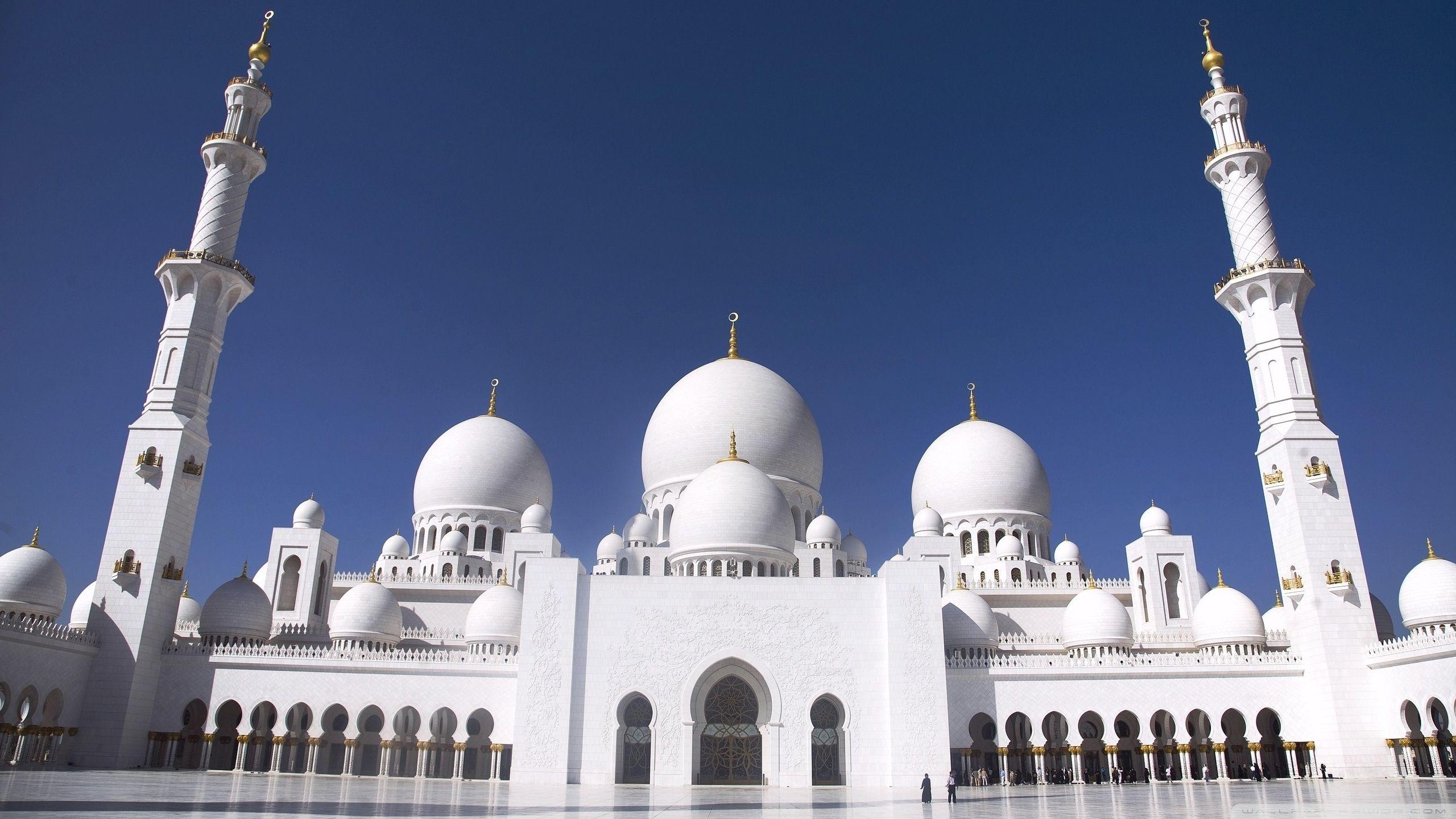 2560x1440 Sheikh Zayed Grand Mosque, Abu Dhabi .