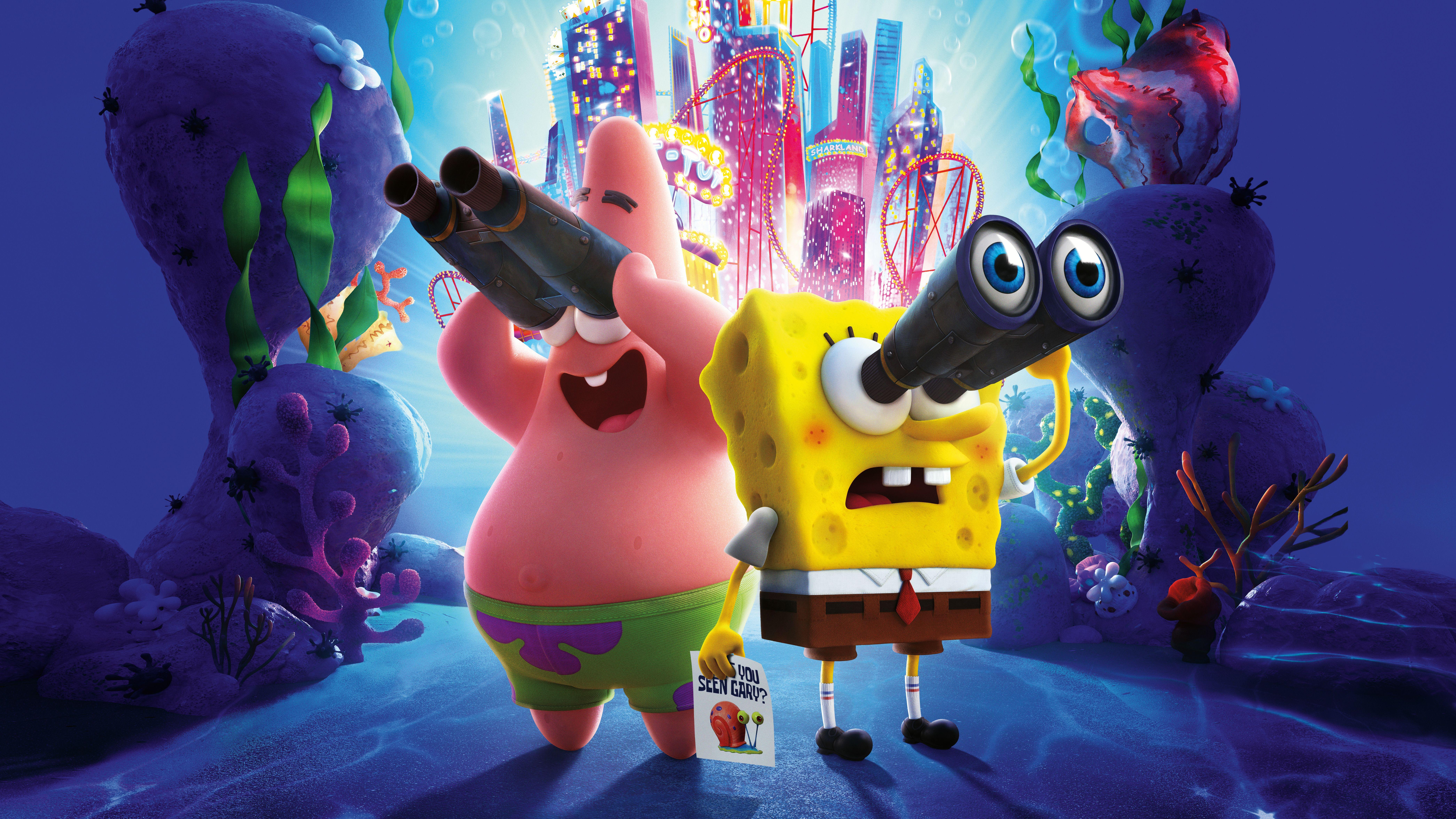 8364x4705 SpongeBob Movie Sponge On The Run 8k .