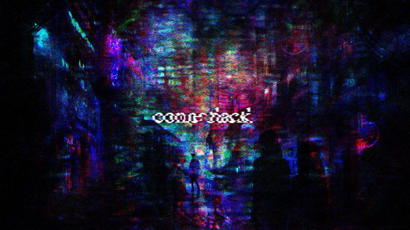 1366x768 Trippy Dark Blue Aesthetic Wallpaper .novocom.top