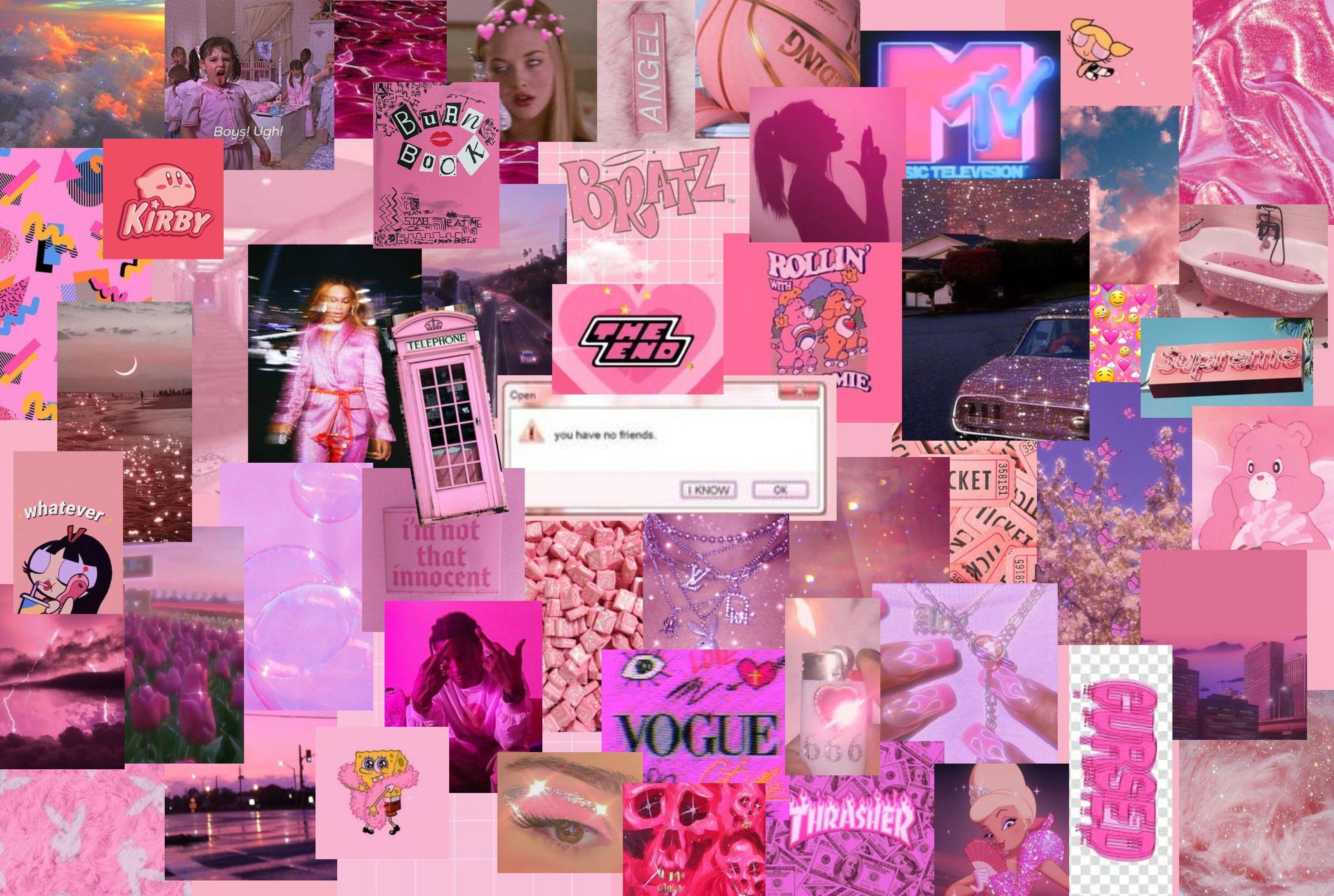 Grunge Pink Aesthetic Laptop Wallpapers Top Free Grunge Pink
