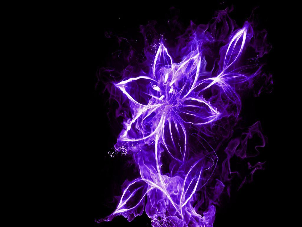 1024x768 Black Wallpaper Neon