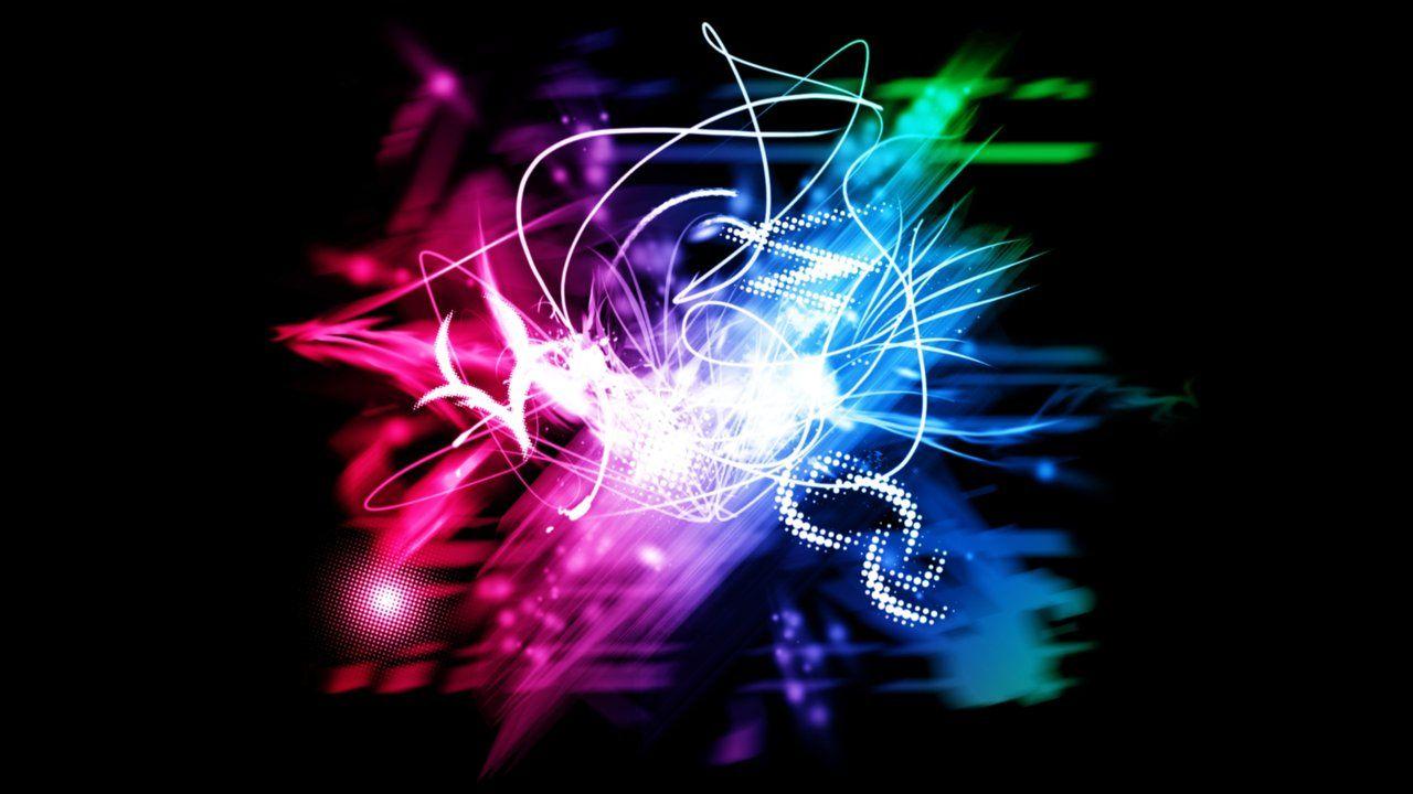 1280x720 Free download neon light wallpaper .