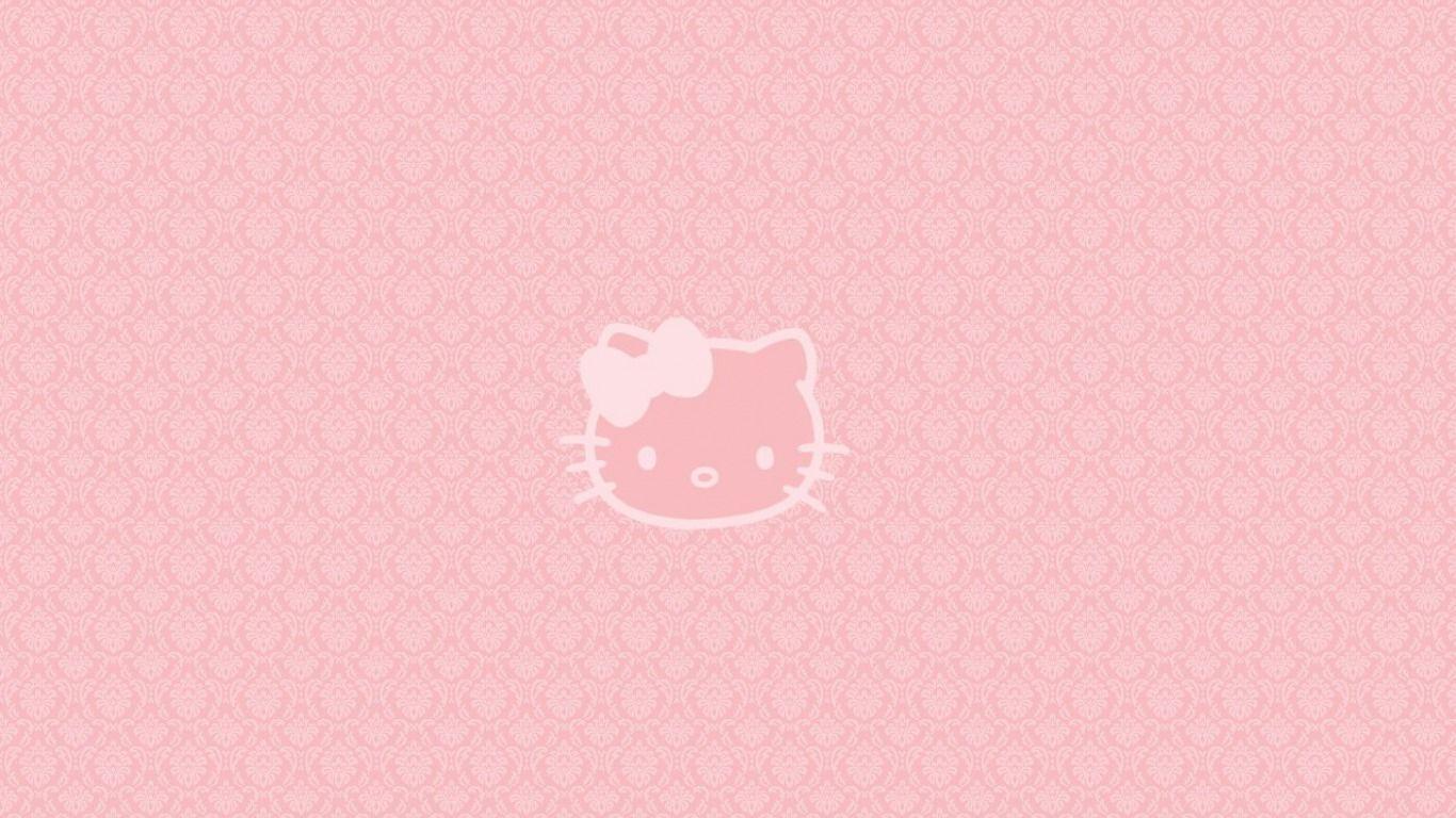 Hình nền máy tính xách tay Hello Kitty Grunge 1366x768