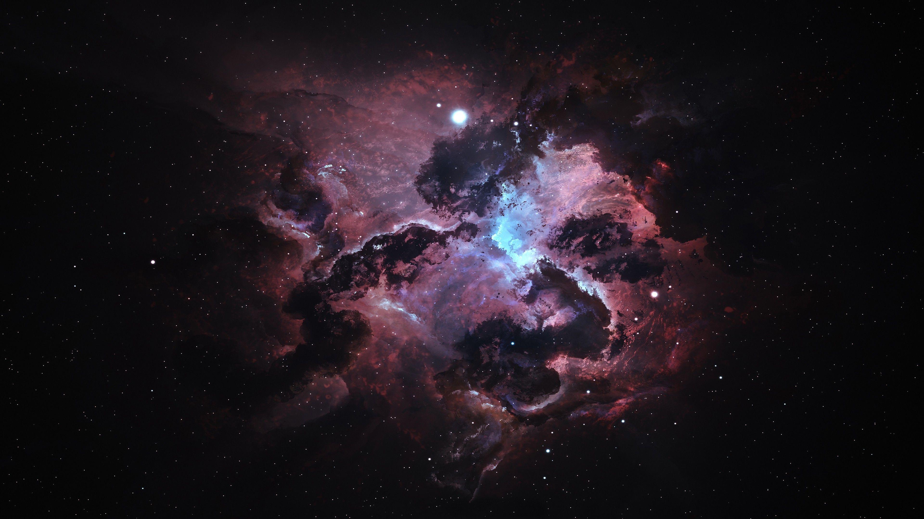3840x2160 artwork, Digital Art, Space, Galaxy .