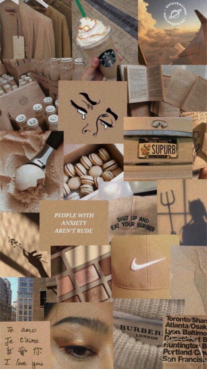 720x1280 Brown Aesthetic Wallpaper
