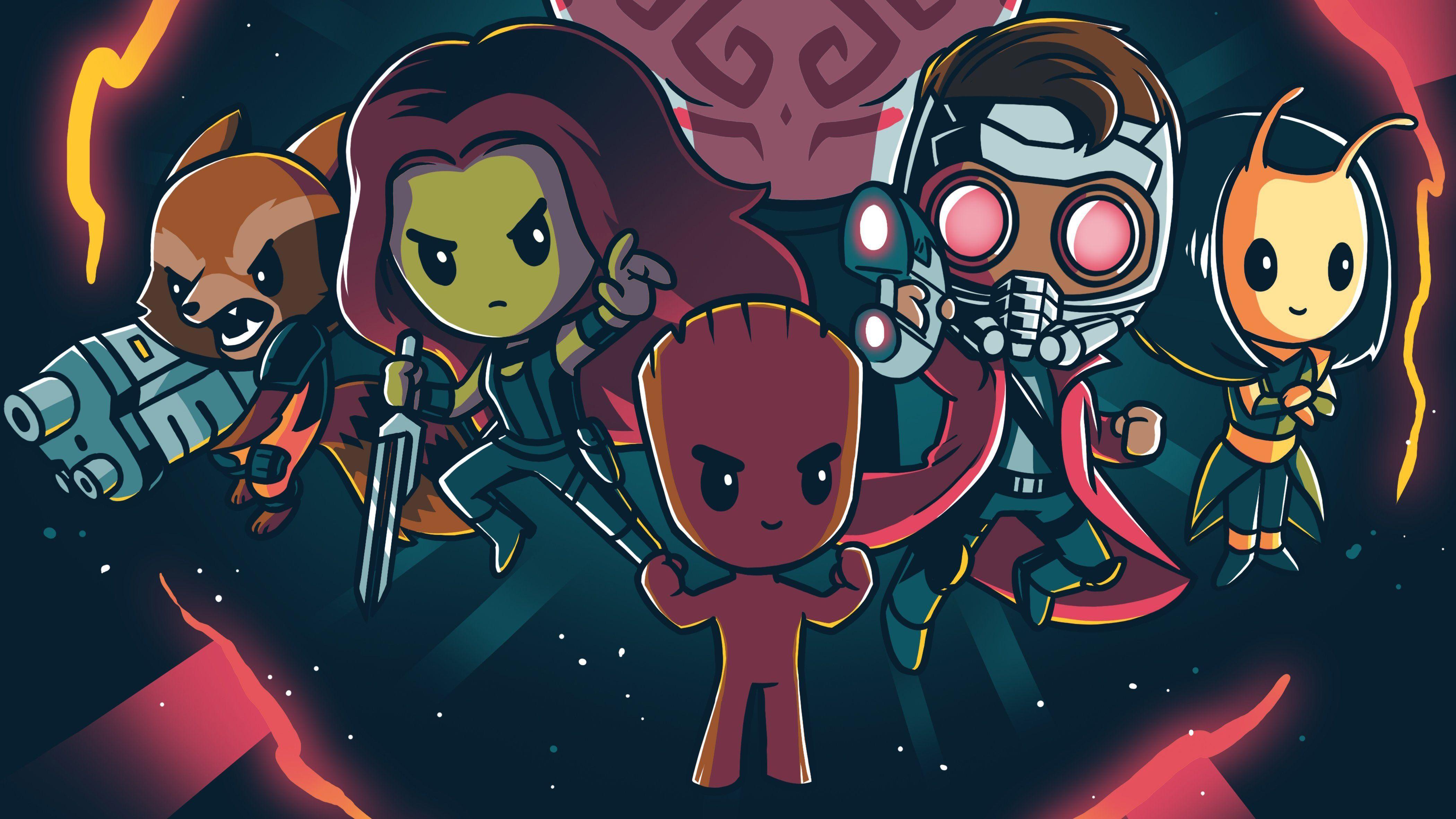 4200x2362 Little Guardians Of The Galaxy Art, HD .