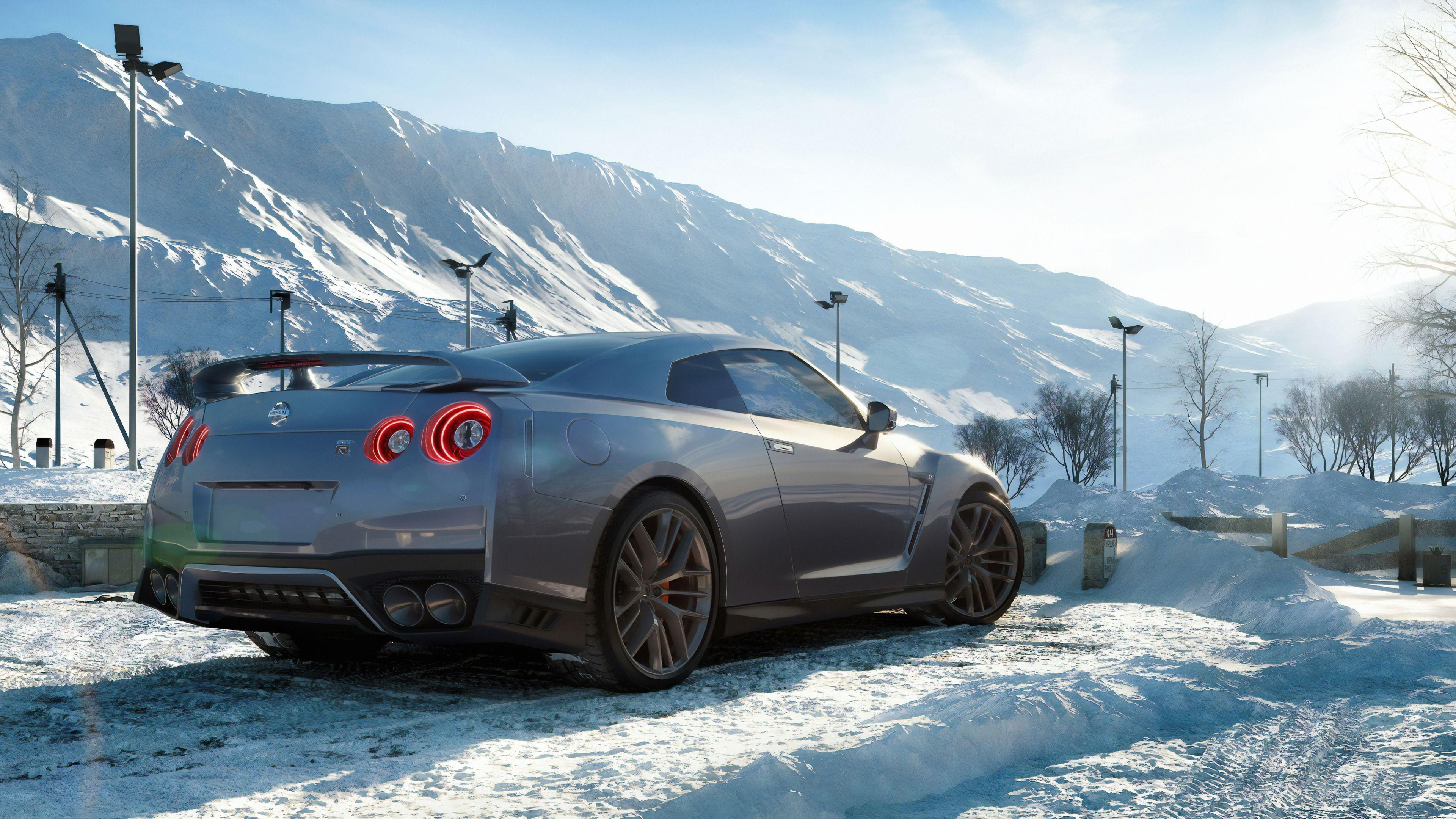 3840x2160 Wallpaper 4k Nissan GTR Rear Car 4k .