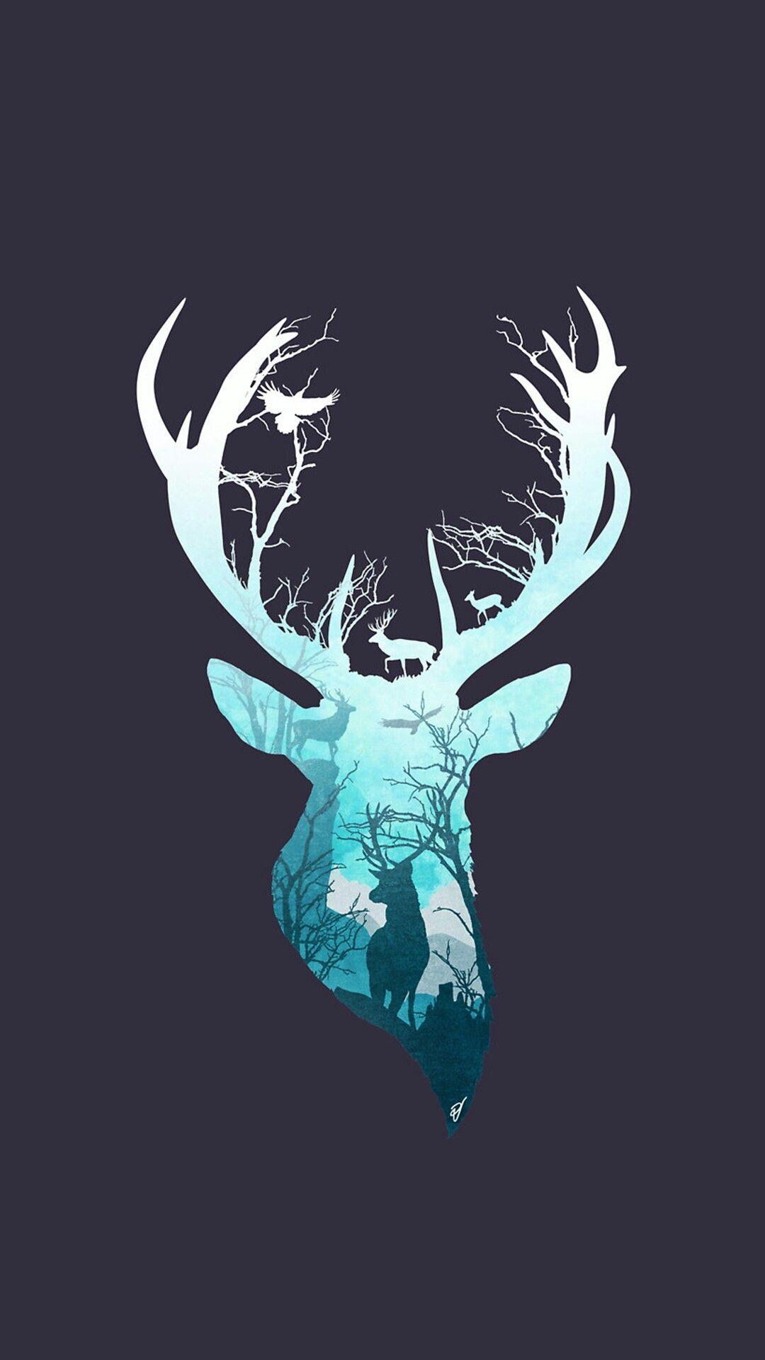 Minimalist Deer Wallpapers - Top Free Minimalist Deer Backgrounds