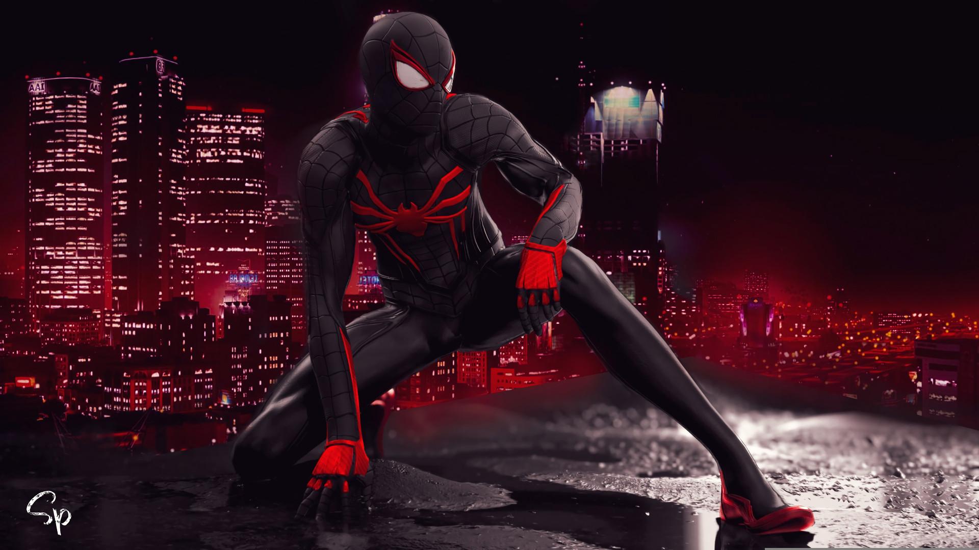 1920x1080 Red And Black Suit Art 1080P Laptop .