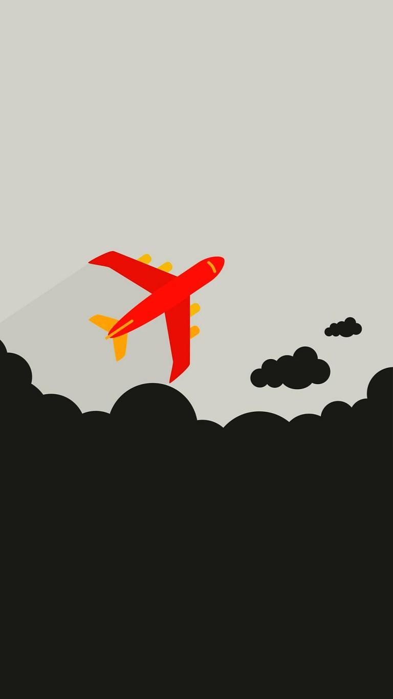 768x1365 Airplane Minimal Art Xiaomi Redmi 8A HD .