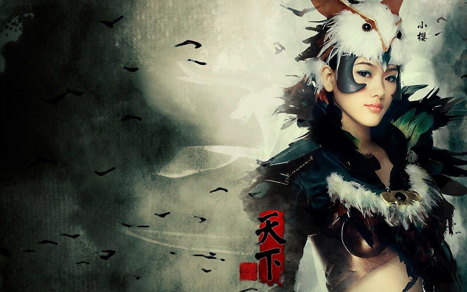 1600x1000 Ninja Girl Wallpaper