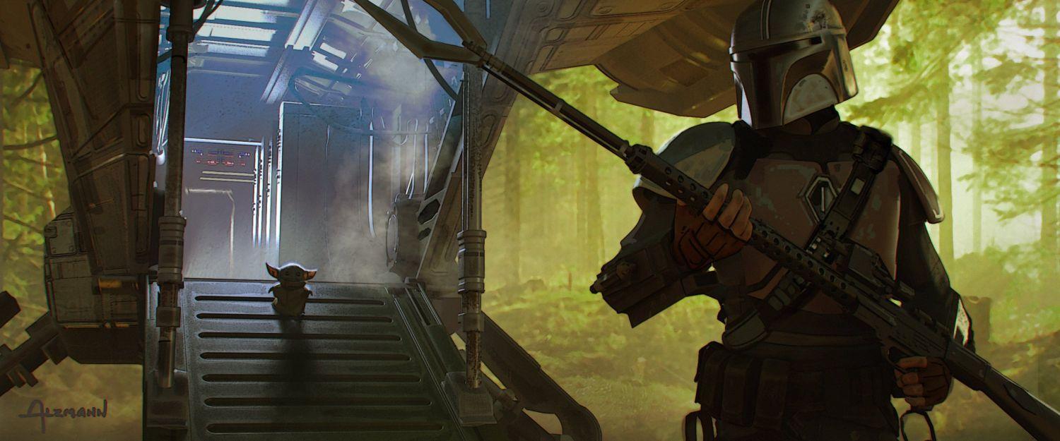 1500x625 The mandalorian wallpaper Download on .