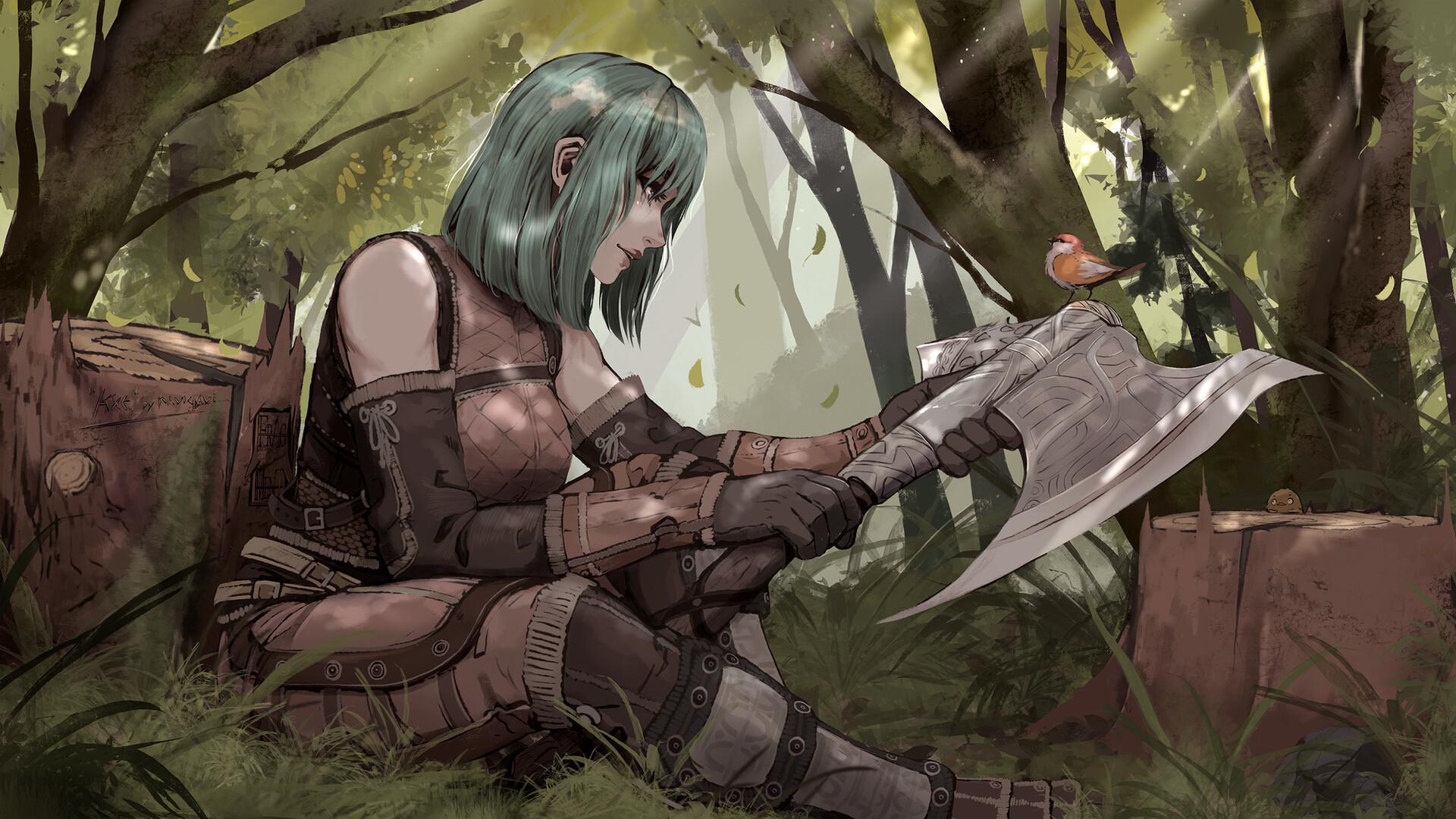 1920x1080 Axe Wallpaper, HD Artist 4K Wallpaper .