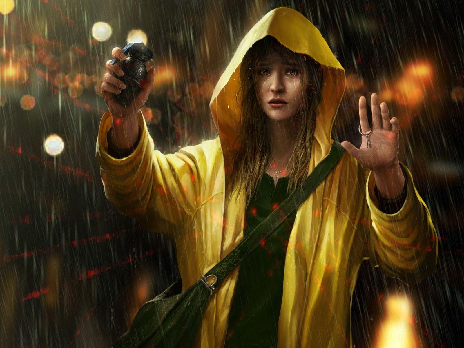 1600x1200 Ninja Fantasy Girl HD Wallpaper