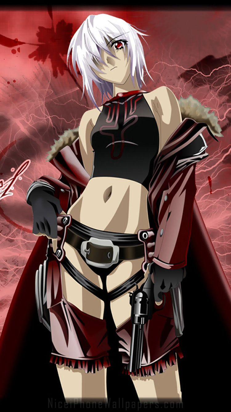 750x1334 Badass Anime Girl Wallpaper