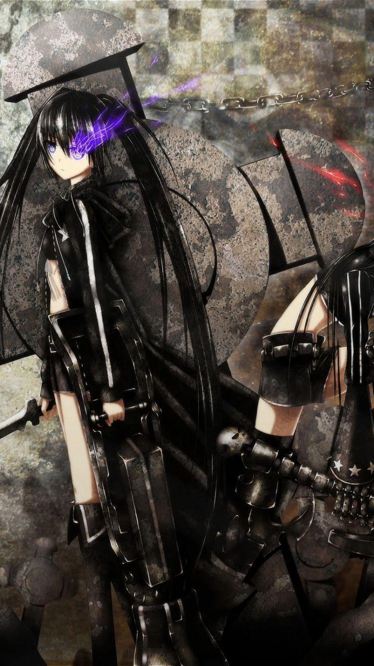 750x1334 Free download Anime Badass Girl .